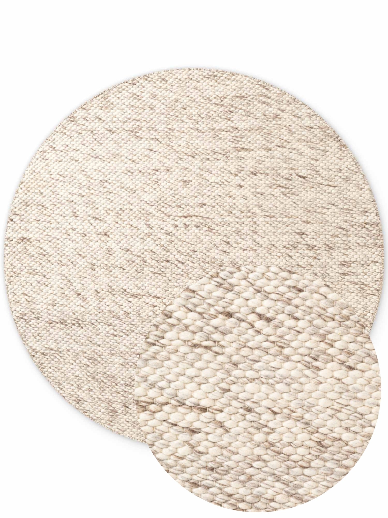 ELLE DECORATION LYON ULLMATTA, BÖNOR NATURLIG KRÄMBRUN