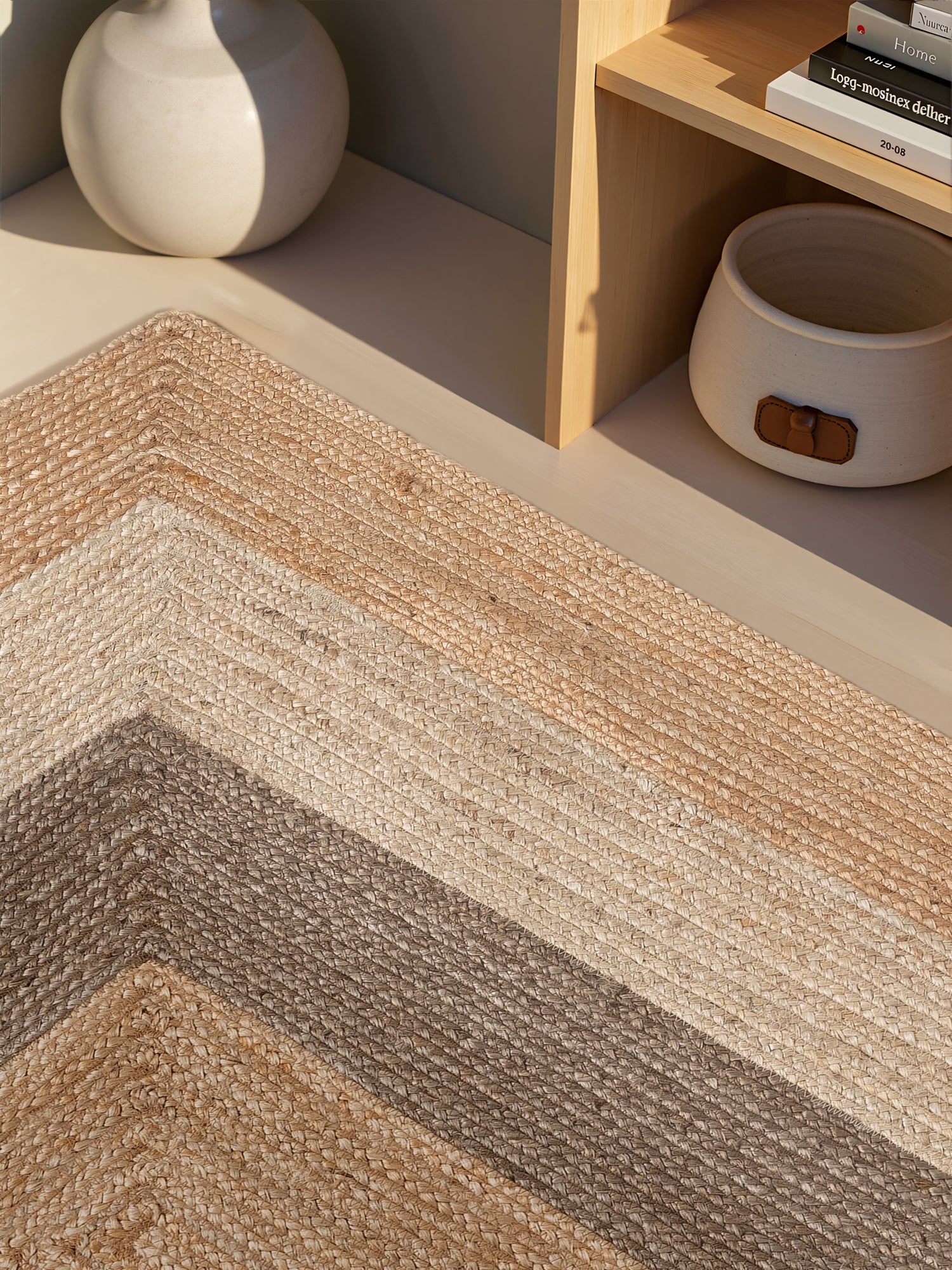 JUNO JUTE-MATTA FUSION, NATUR GULD MULTI