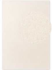 ELLE DECORATION PURISTIC FIN BOUCLE ULLMATTA, KNUTAR NATURVIT