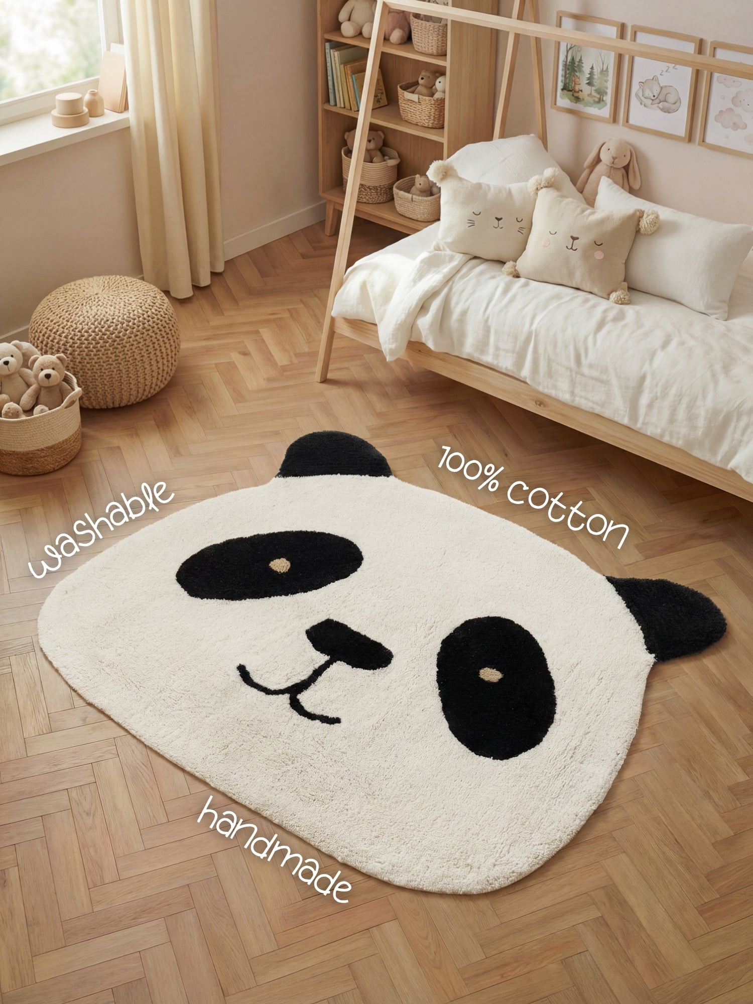 SNUGGLE BØRNETÆPPE, PATSY CREME SORT