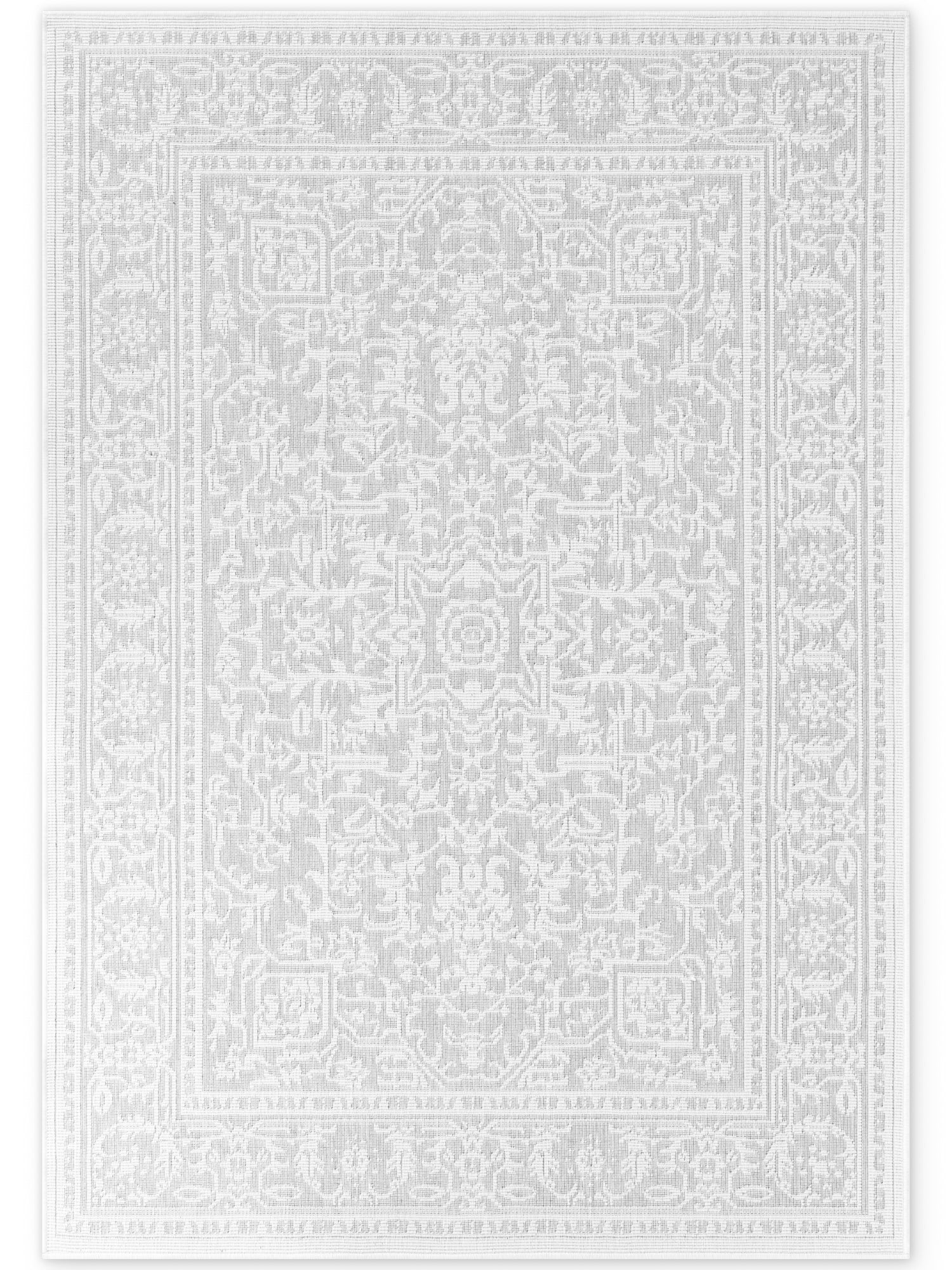 HANSE HOME DUORO - VÄNDBAR UTOMHUSMATTA, VIT-GRÅ 106249