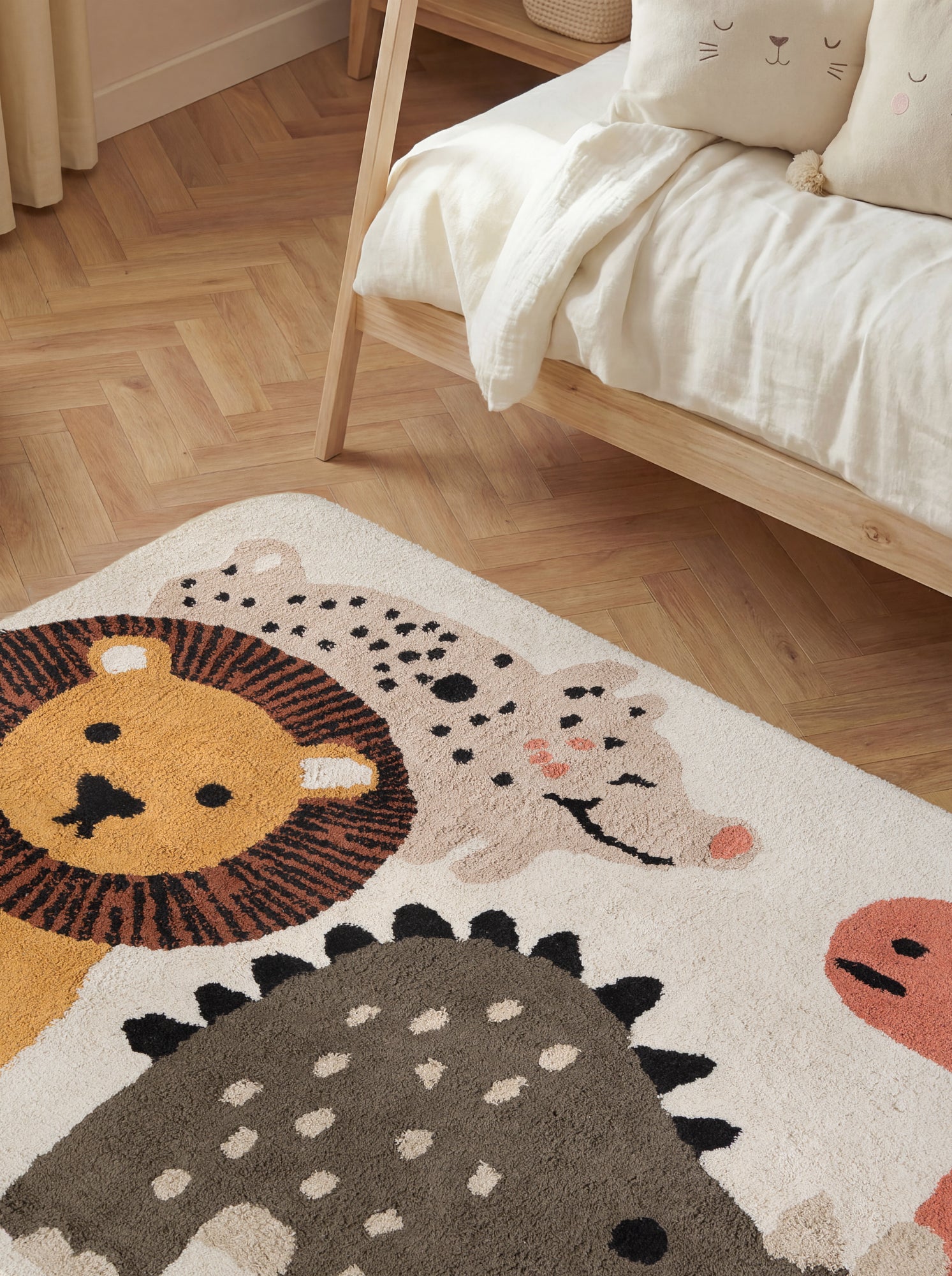 SNUGGLE BØRNETÆPPE, ZOEY CREME MULTI