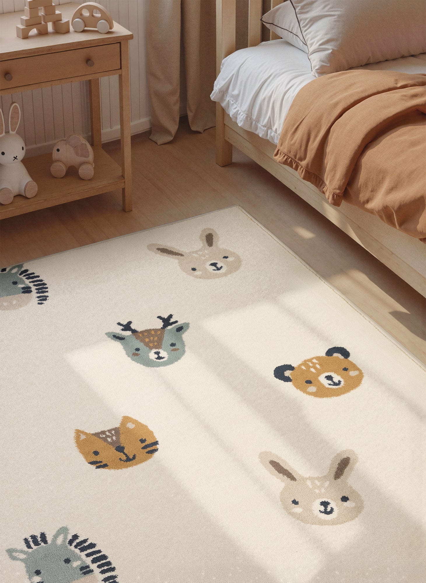 SAGOFILT FÖR BARN TINY ZOO, KRÄM MULTIFUNKTIONELL