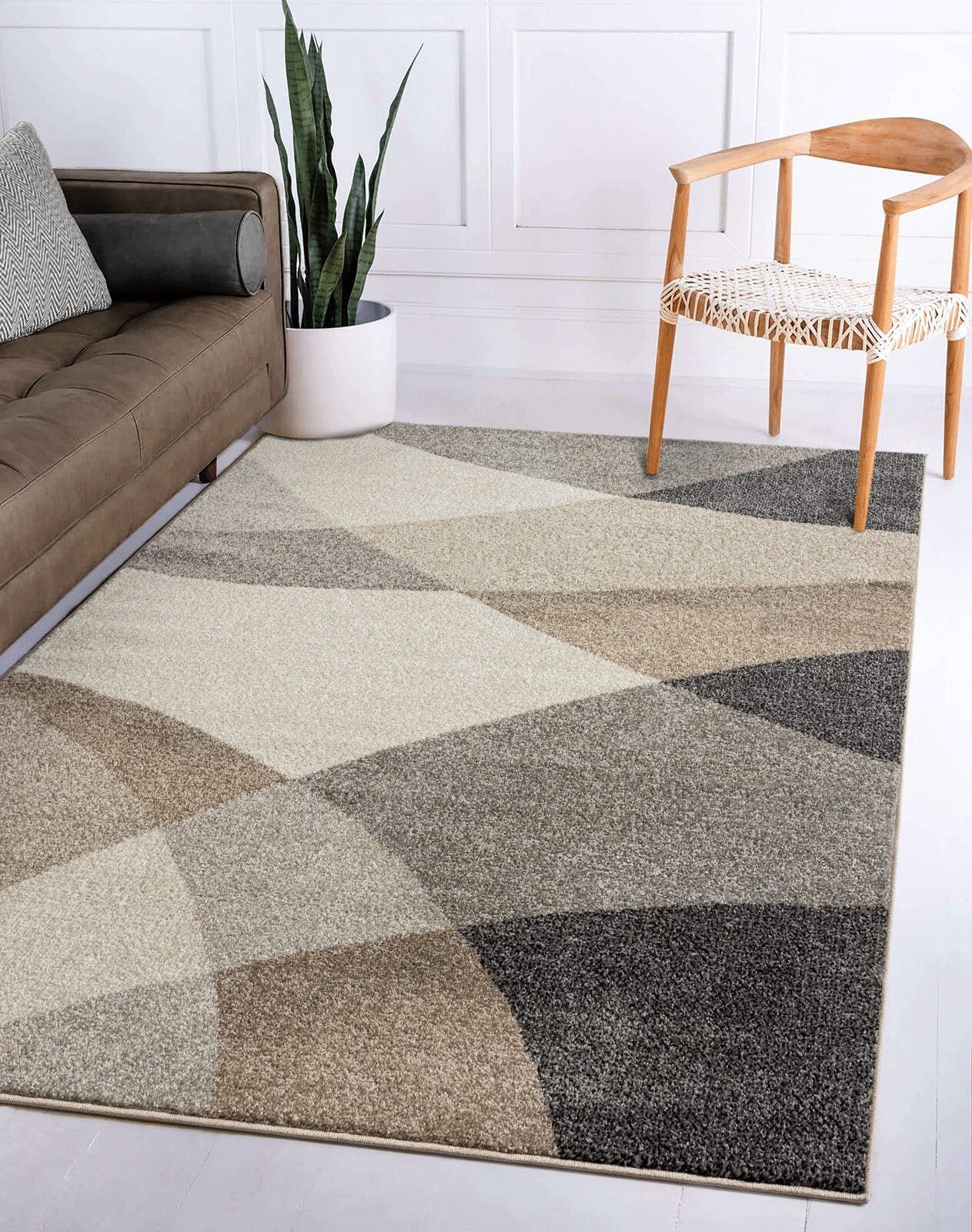 THALES MODERNE TÆPPE, 6100 957-BEIGE