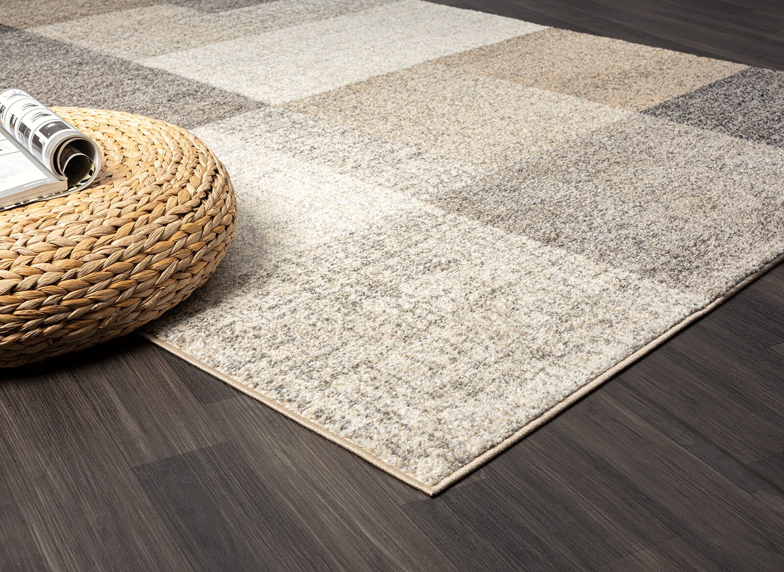 THALES MODERNE TÆPPE, 6101 957-BEIGE