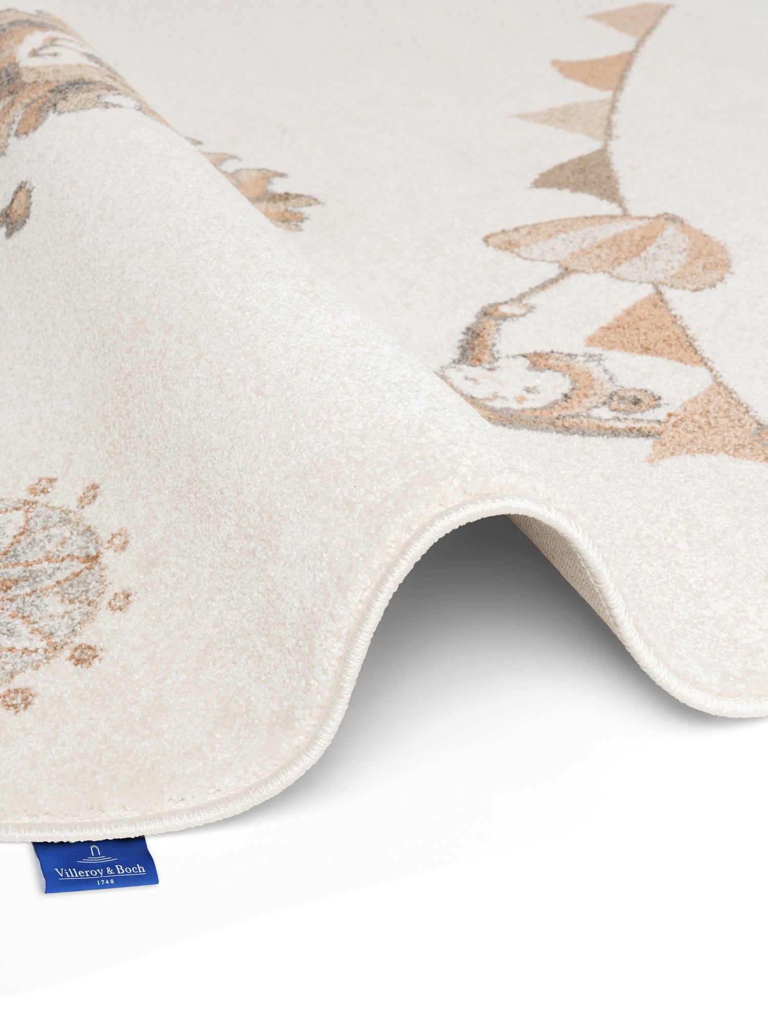 VILLEROY &amp; BOCH BOHO KIDS BARNFILT RUDNT - LION SUMMER PARTY, CRÈME MULTI 106307