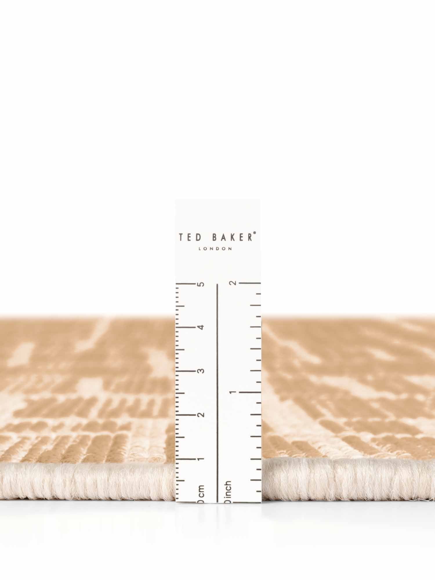 TED BAKER HARINGEY PLATTVÄVD MATTA, CROUCH JUTE-VIT
