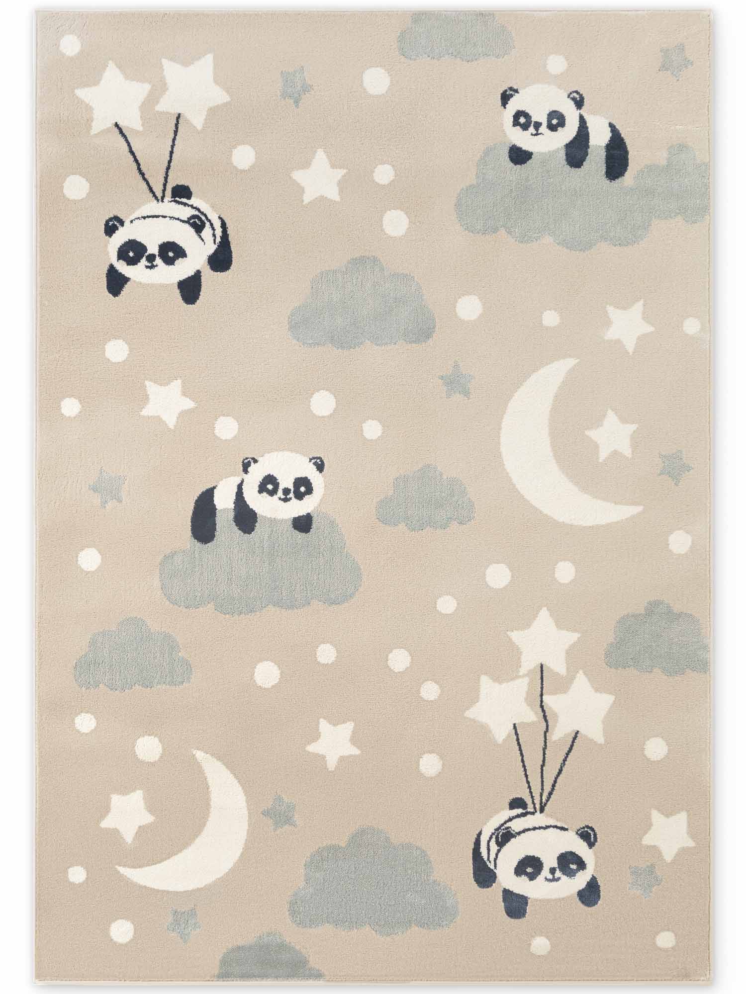 SAGOFILT FÖR BARN DRÖMMIG PANDA, BEIGE MULTI