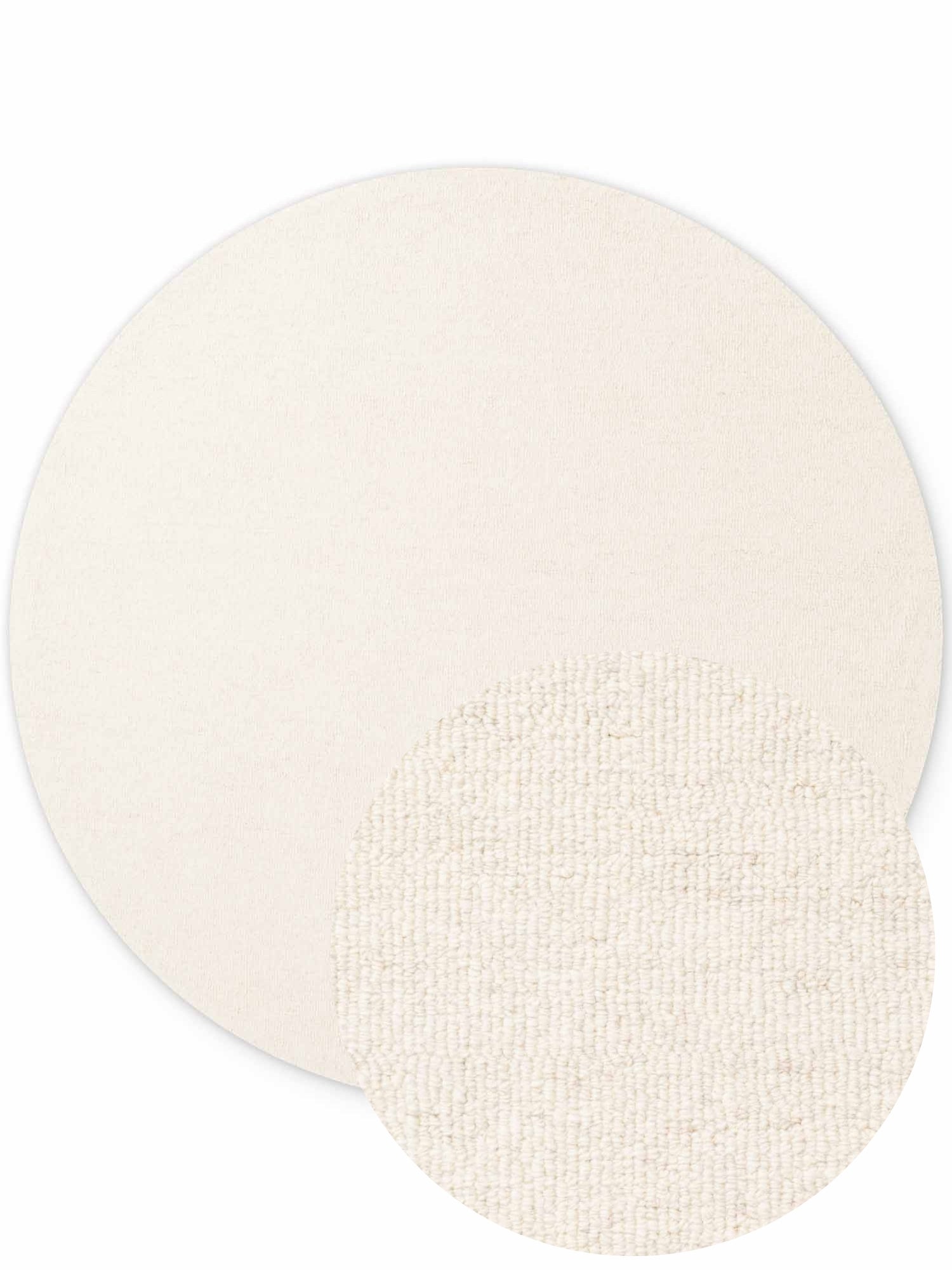 ELLE DECORATION PURISTIC FIN BOUCLE ULLMATTA, KNUTAR NATURVIT