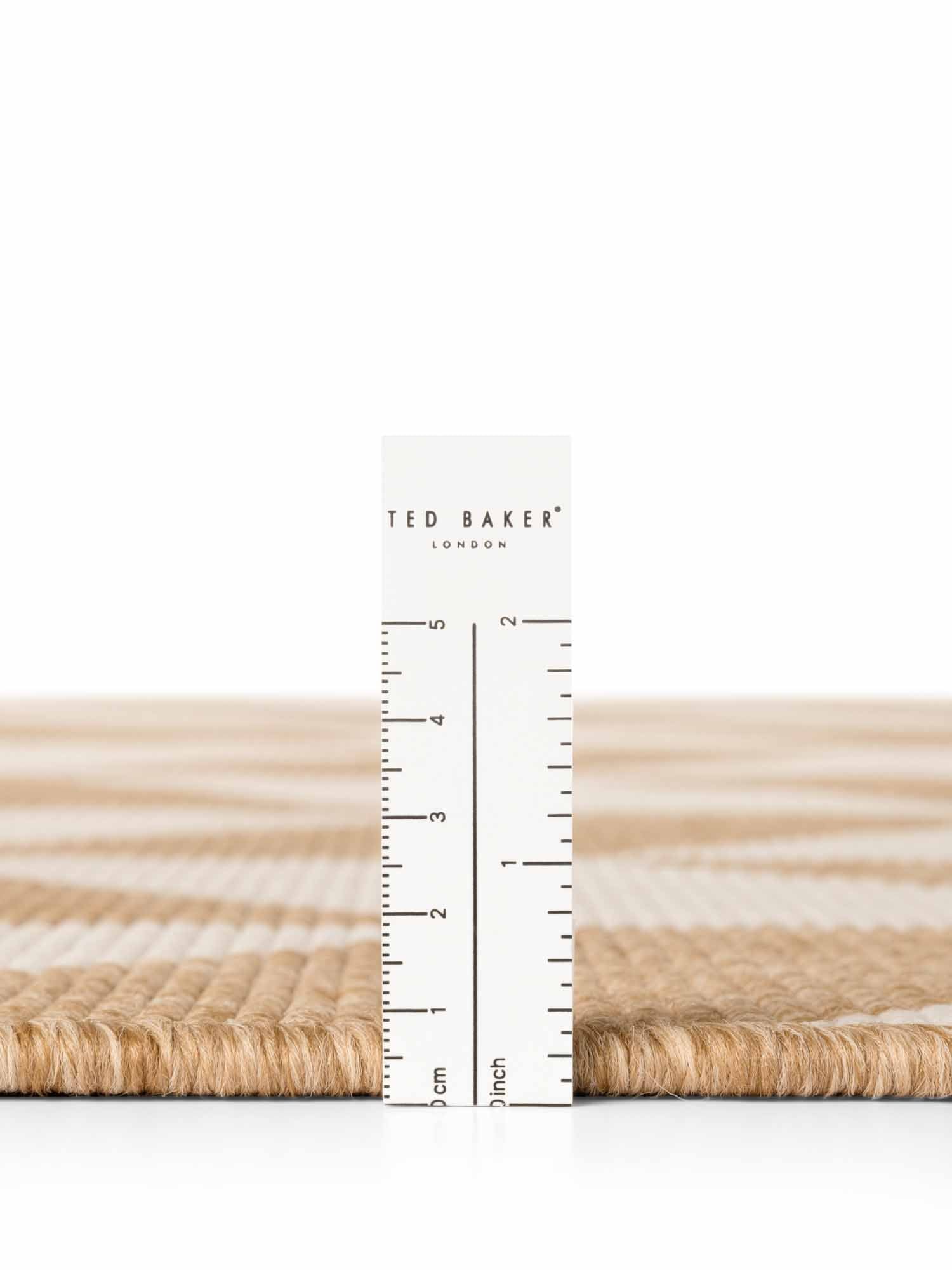 TED BAKER HARINGEY PLATTVÄVD MATTA, TERRICK JUTE VIT