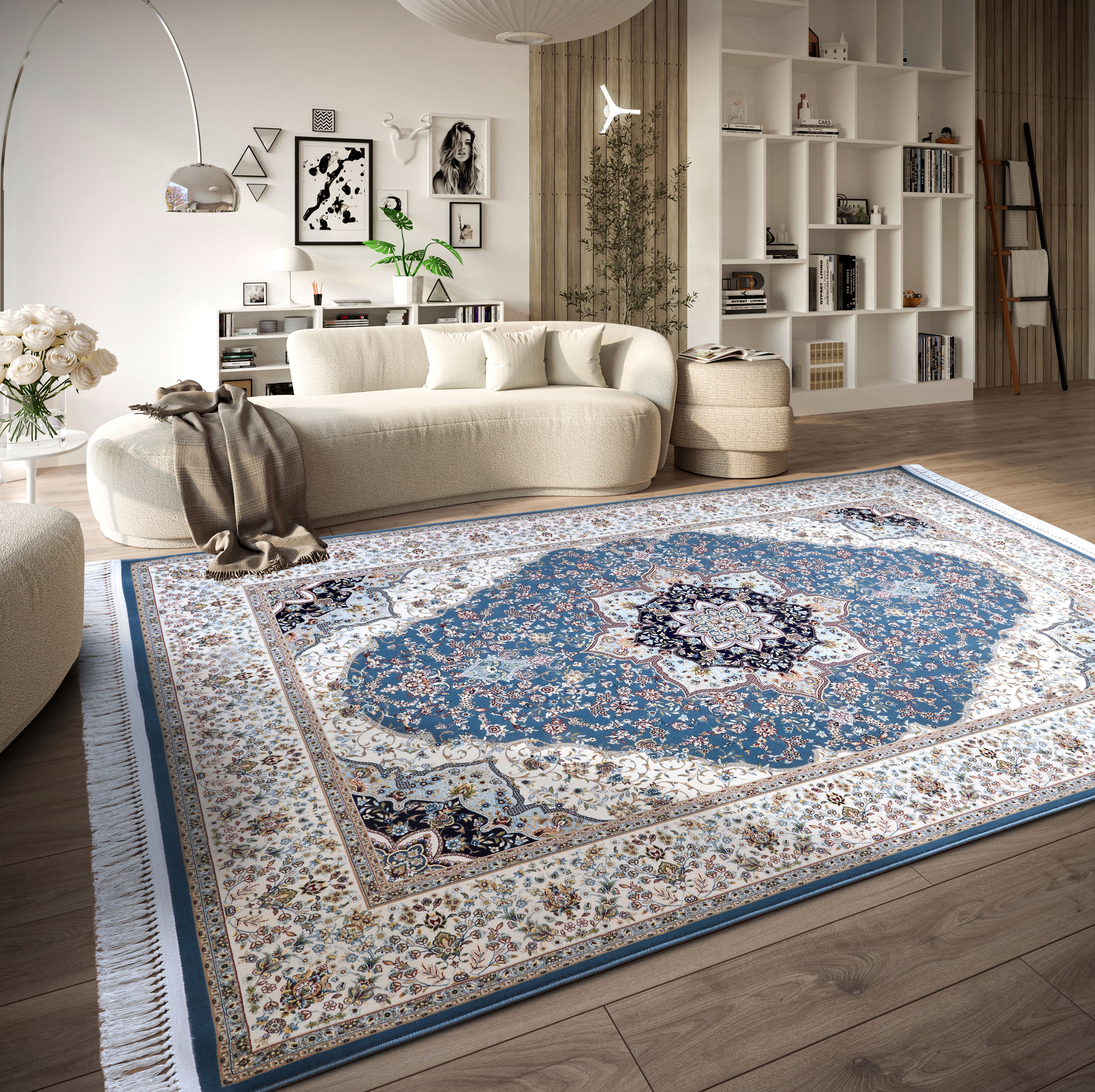 VILLEROY &amp; BOCH 106127 ORIENTALSK MATTA, ETIENNE LJUSBLÅ-KRÄM