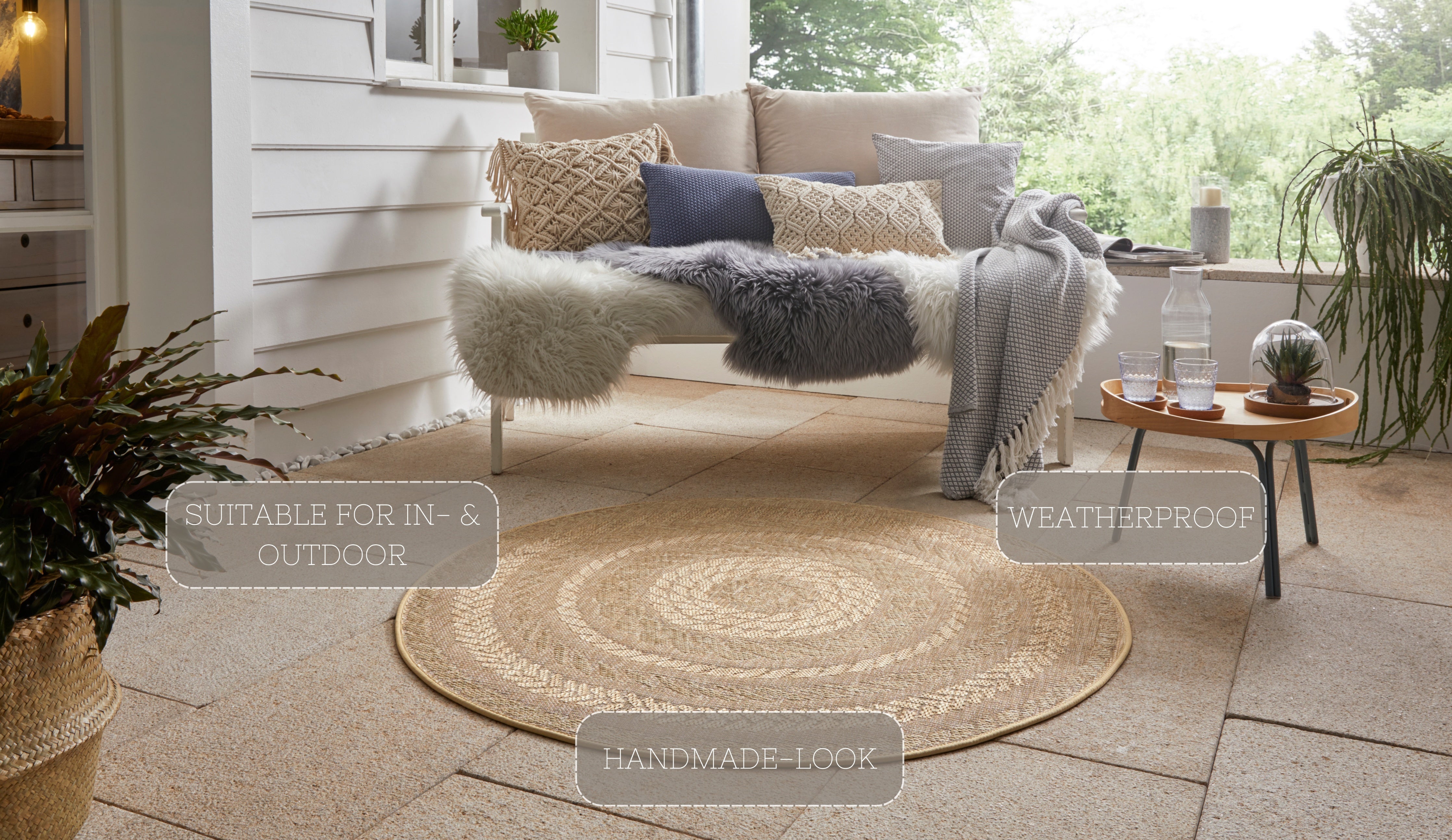 HANSE HOME FOREST MATTA, BEIGE-BRUN 103998