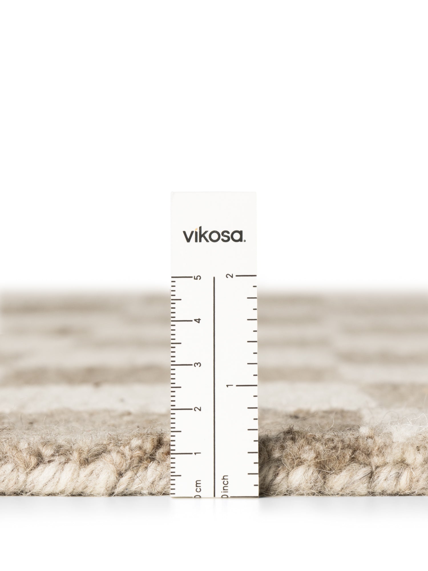 VIKOSA BOHO 1.0 ULLFILT QUADRA, NATURLIG KRÄMBRUN