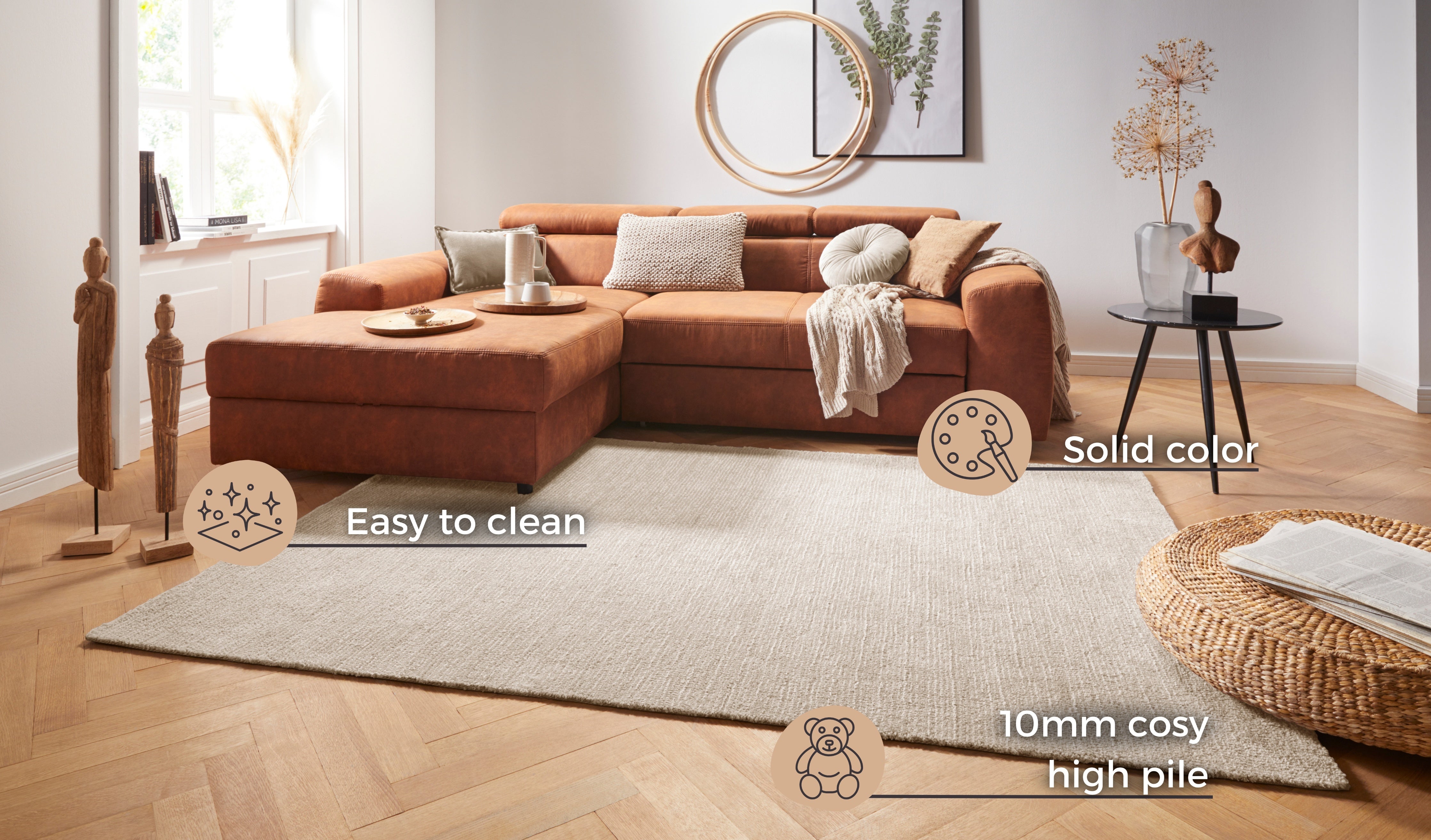 HANSE HOME MOLNMATTA, BEIGE 103932