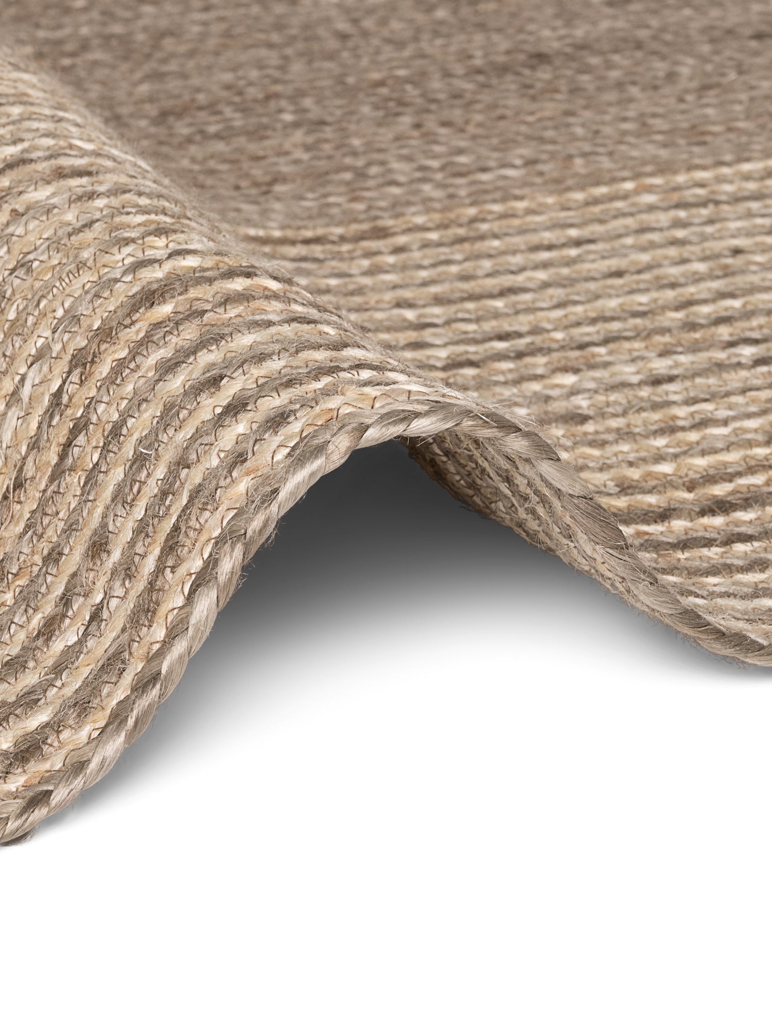 JUNO JUTE-MATTA LINE, NATUR VIT BRUN