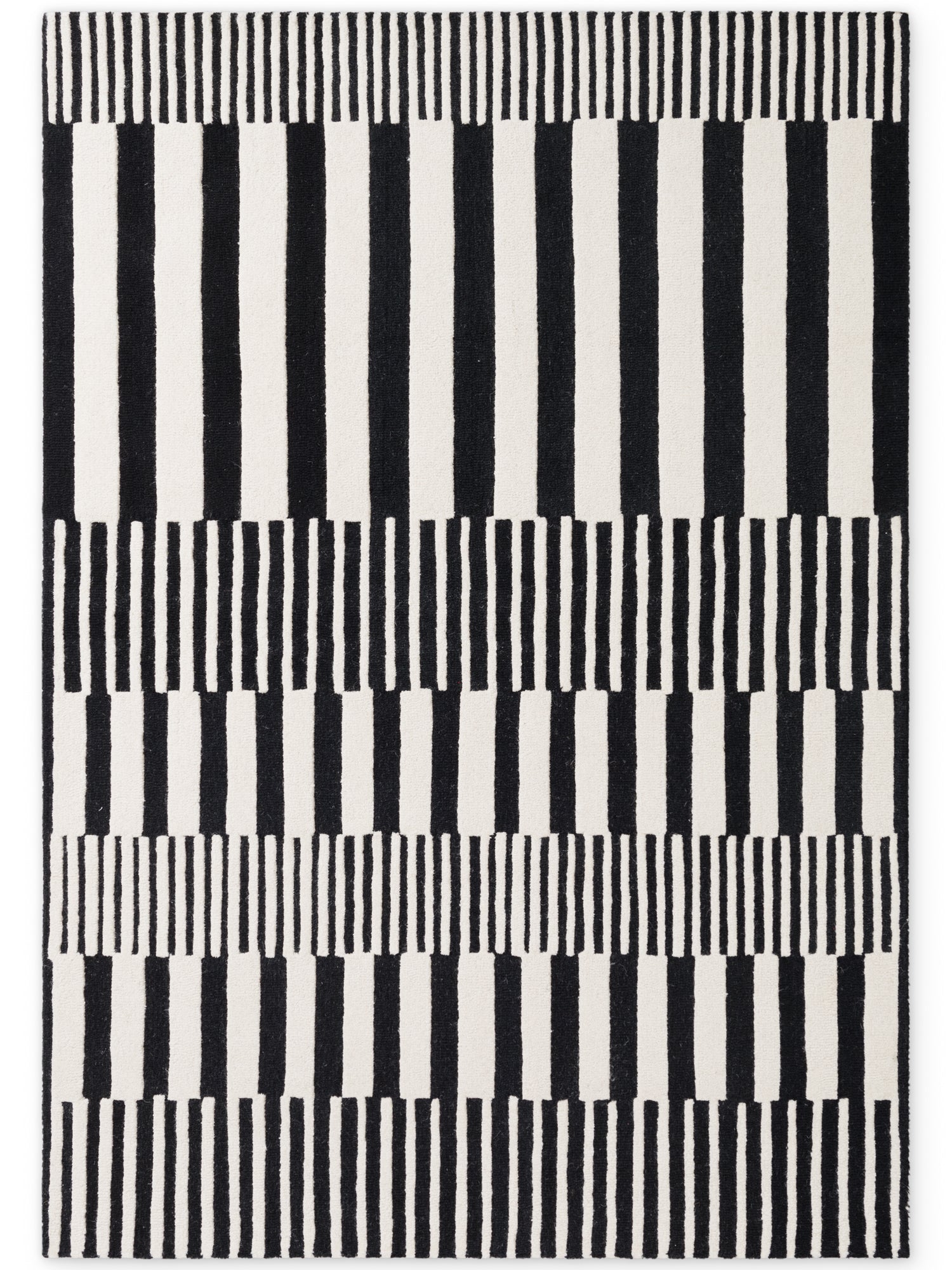 ELLE DECORATION STRYVE ULLMATTA PULSE, SVART-VIT