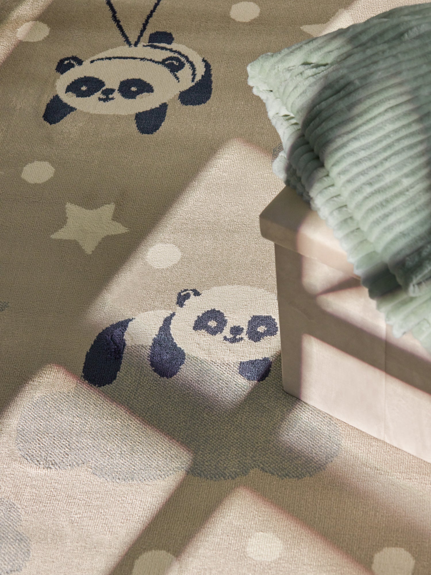 SAGOFILT FÖR BARN DRÖMMIG PANDA, BEIGE MULTI