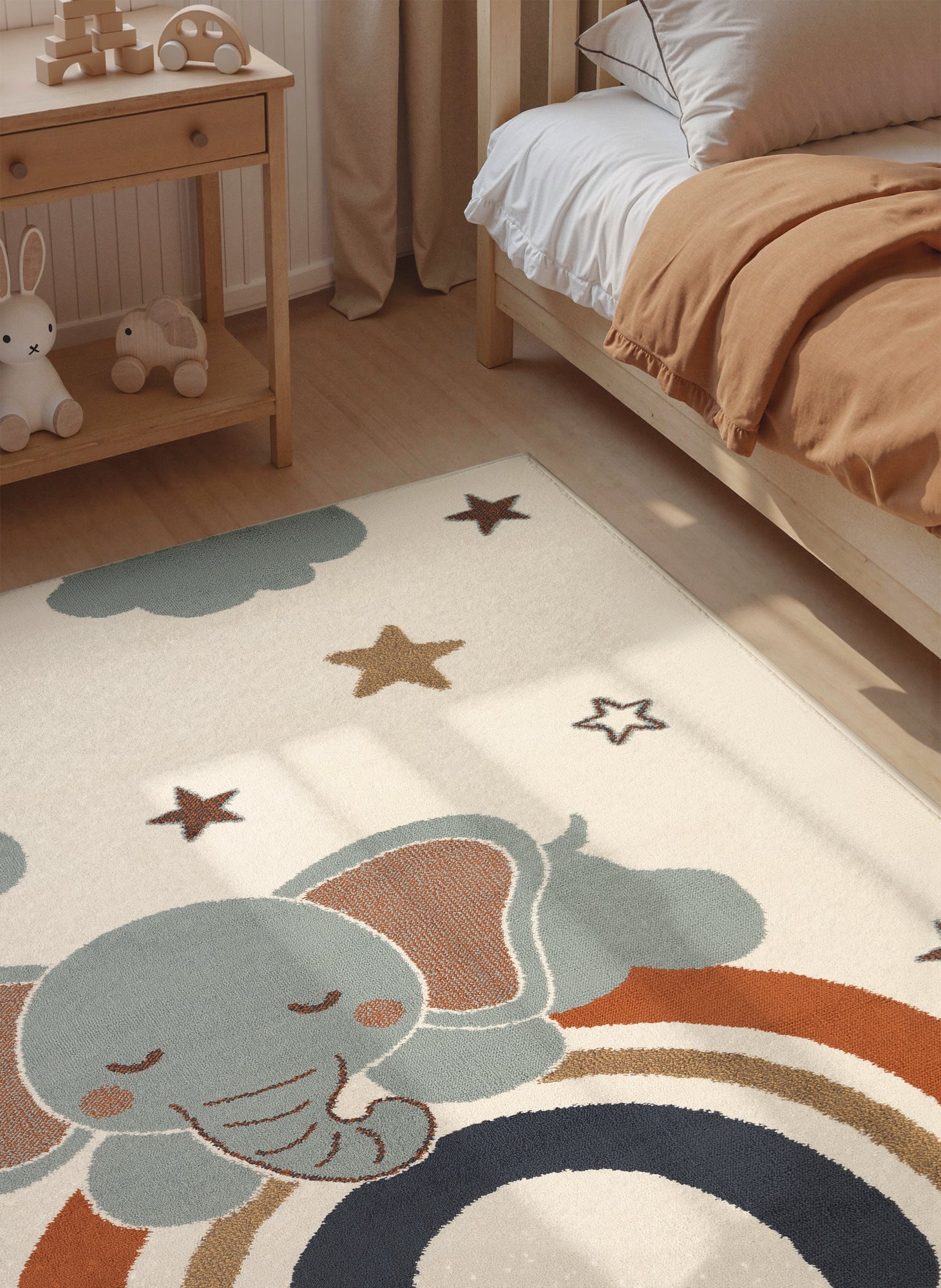 SAGOFILT FÖR BARN DREAMY JUMBO, CRÈME MULTI