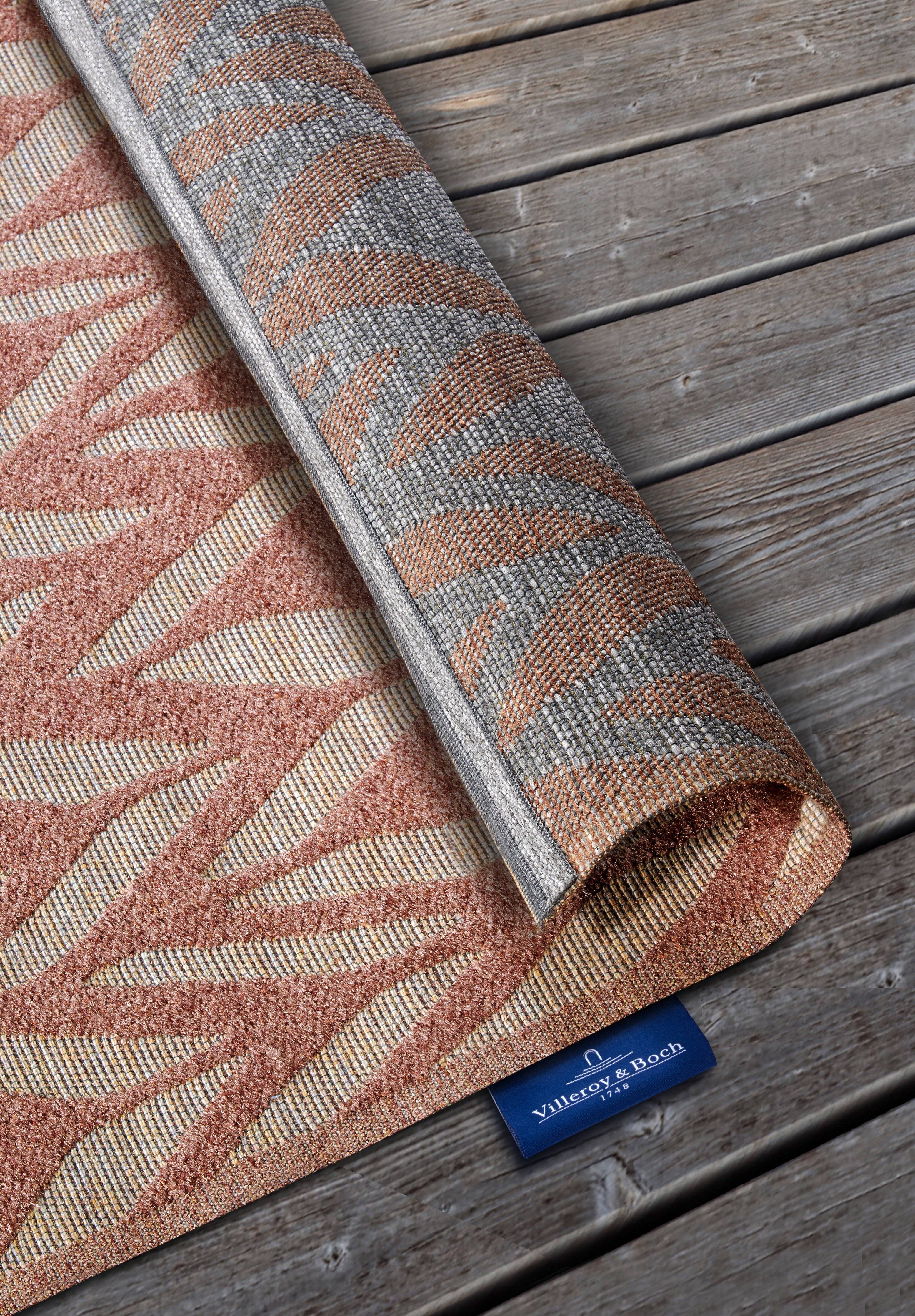 VILLEROY &amp; BOCH 106153 INOMHUS- OCH UTOMHUSMATTA, GEORGETTE NATURLIG BEIGE