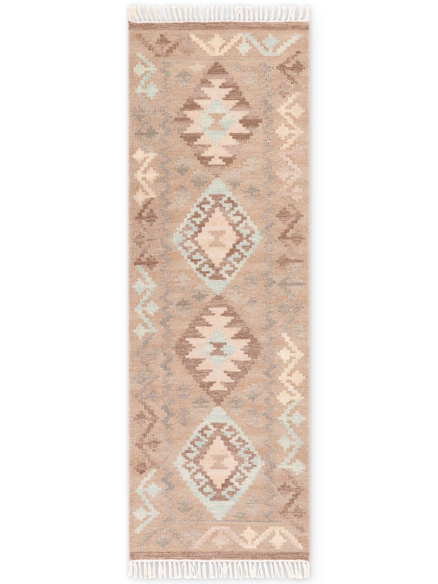 HANSE HOME KAMAL - AFGHAN KELIM MATTA, 106243 LJUSBLÅ