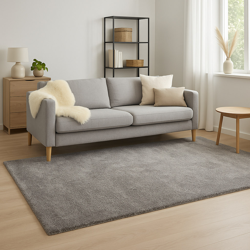 NORDIC SOFT MODERN KORTLUGGIG MATTA/MATTA/RUGGER, 76 GRÅ/ 349 kr/M