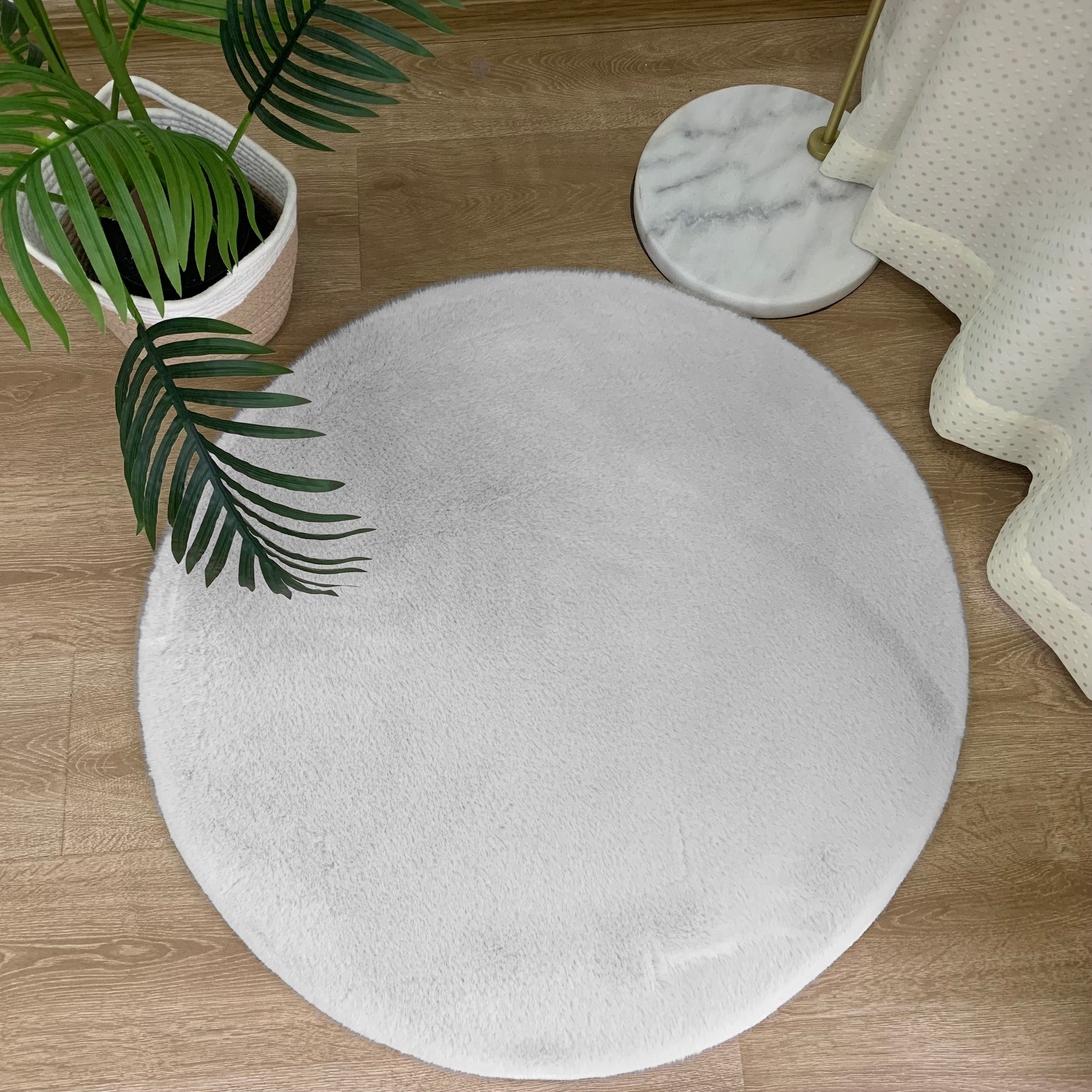 MJUK PÄLSMATTA, 700 GRÅ