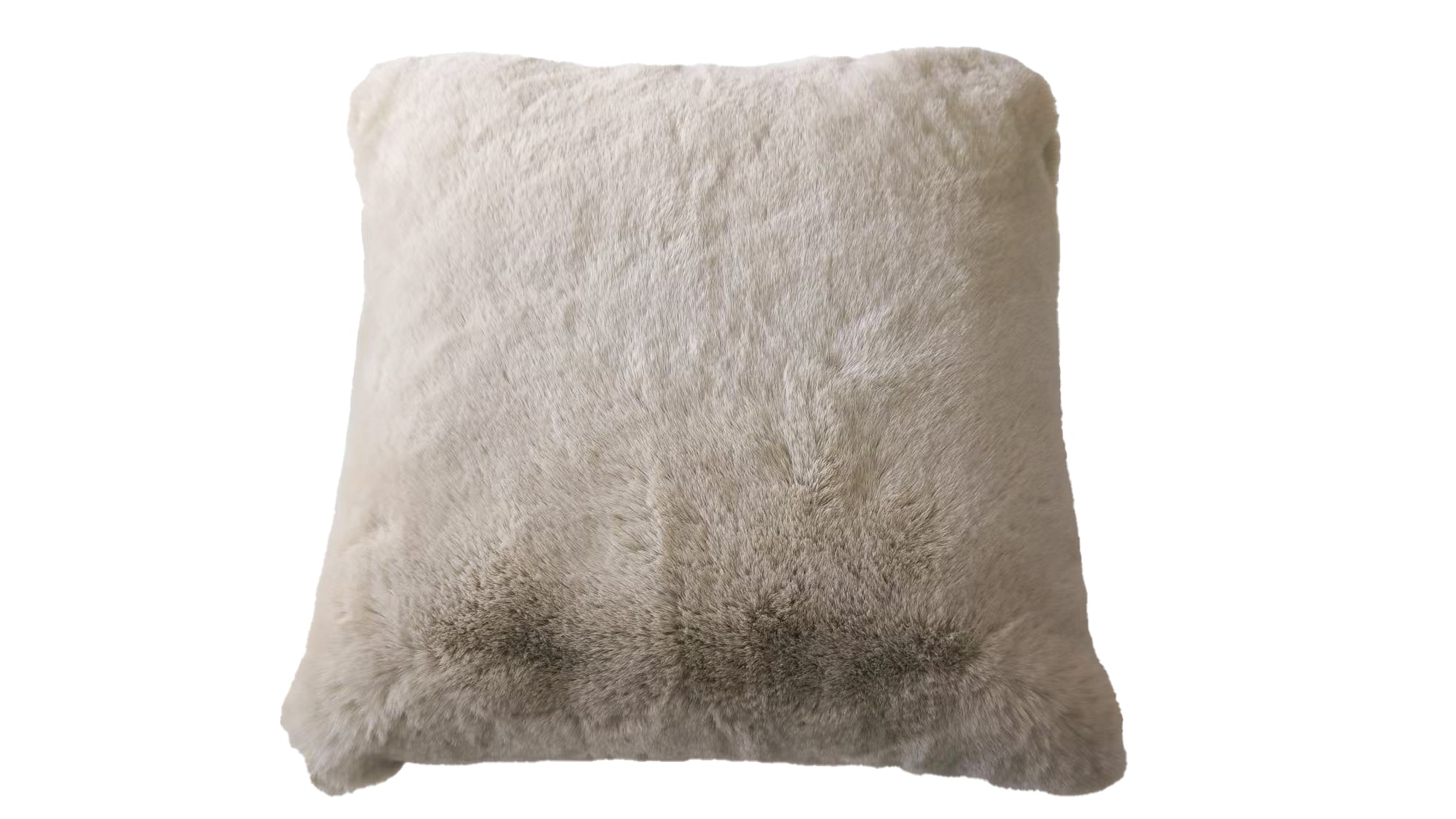 MJUKT PÄLSKUDDÖVERDRAG, LJUSBEIGE