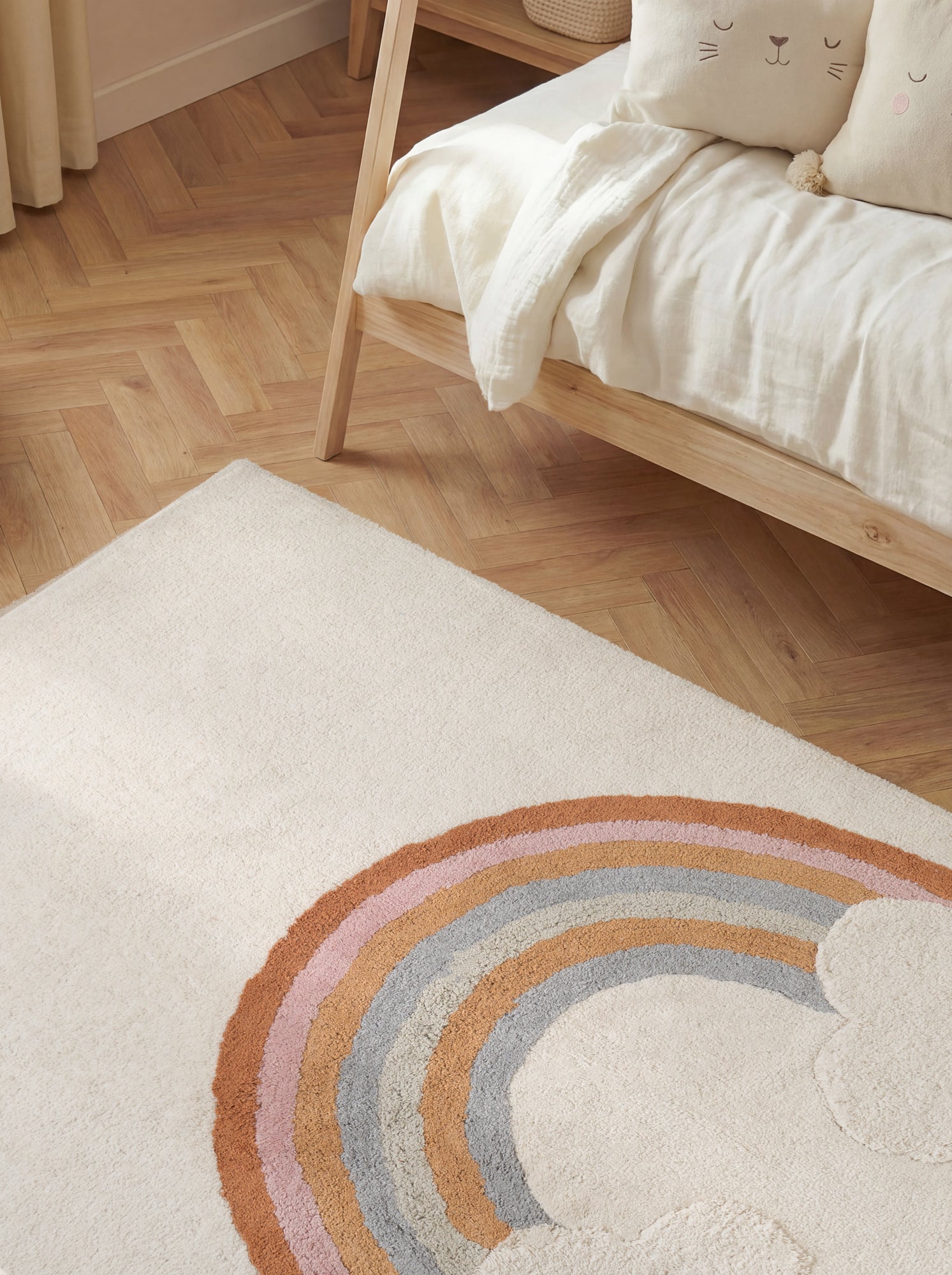 SNUGGLE BØRNETÆPPE, PETITE MELODIE CREME MULTI