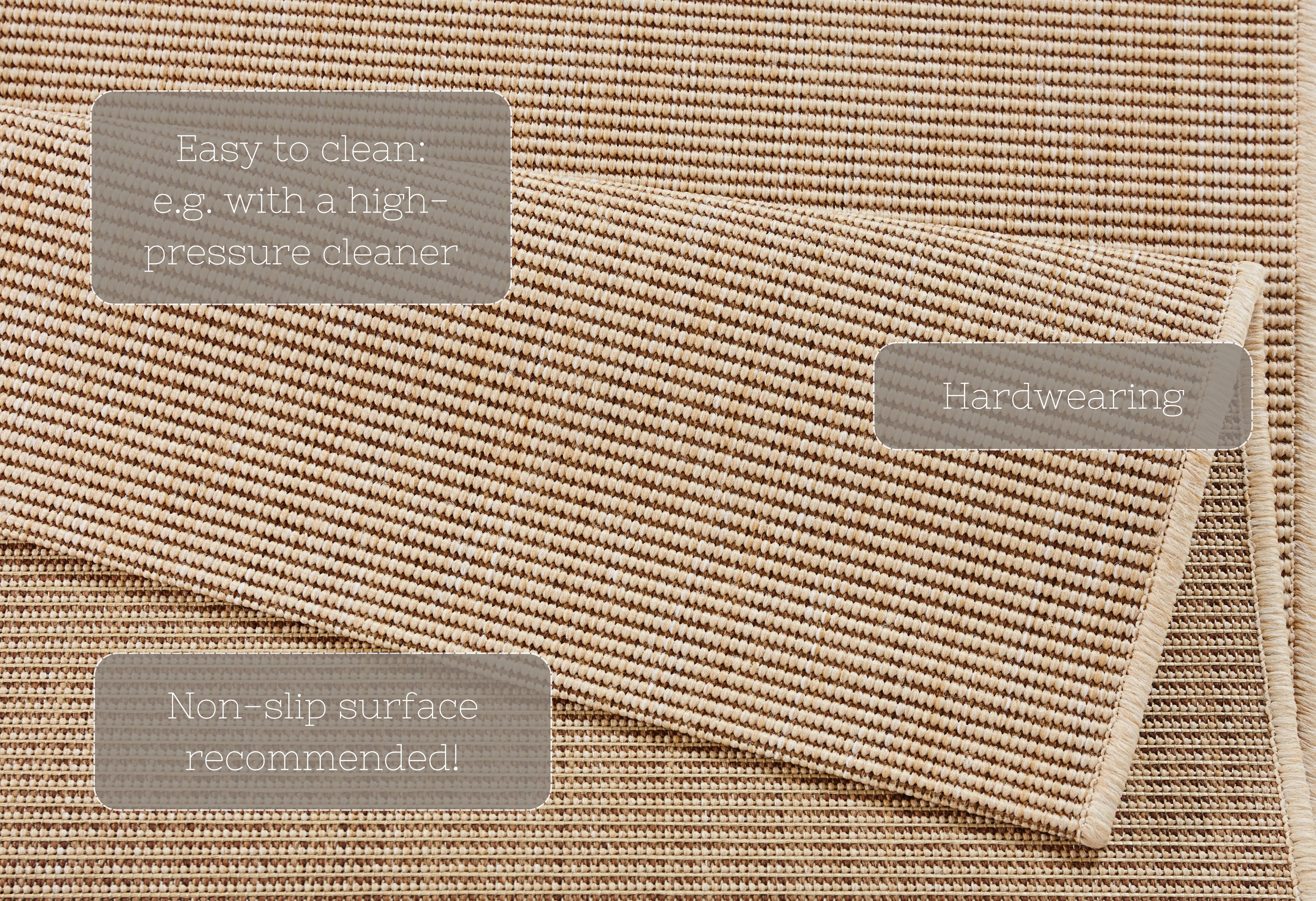 HANSE HOME ÄNGSMATTA, BEIGE 102727