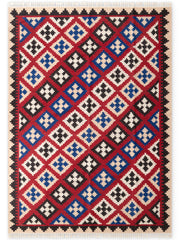 HANSE HOME KAMAL - AFGHAN KELIM MATTA, 106241 CREAM-MULTI