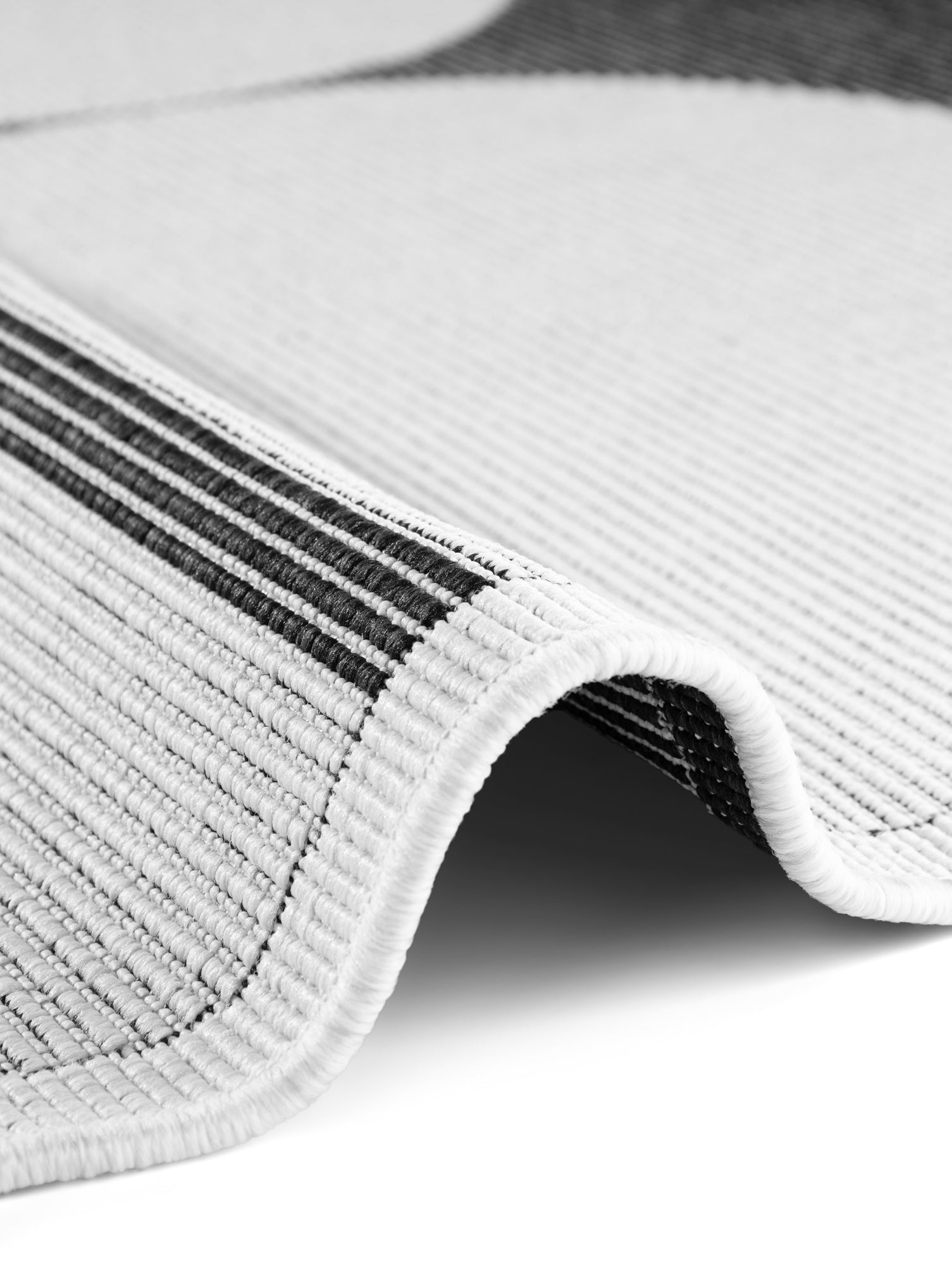 HANSE HOME DUORO - VÄNDBAR UTOMHUSMATTA, SVART-VIT 106244