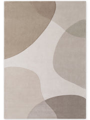 TED BAKER HACKNEY ULLPLÄD CLARISSA, BEIGE-GRÅ