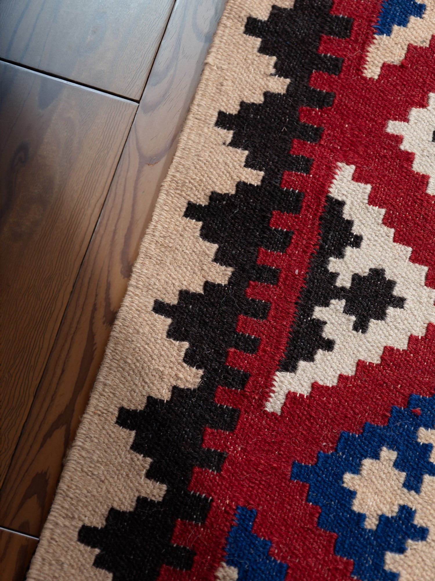 HANSE HOME KAMAL - AFGHAN KELIM MATTA, 106241 CREAM-MULTI