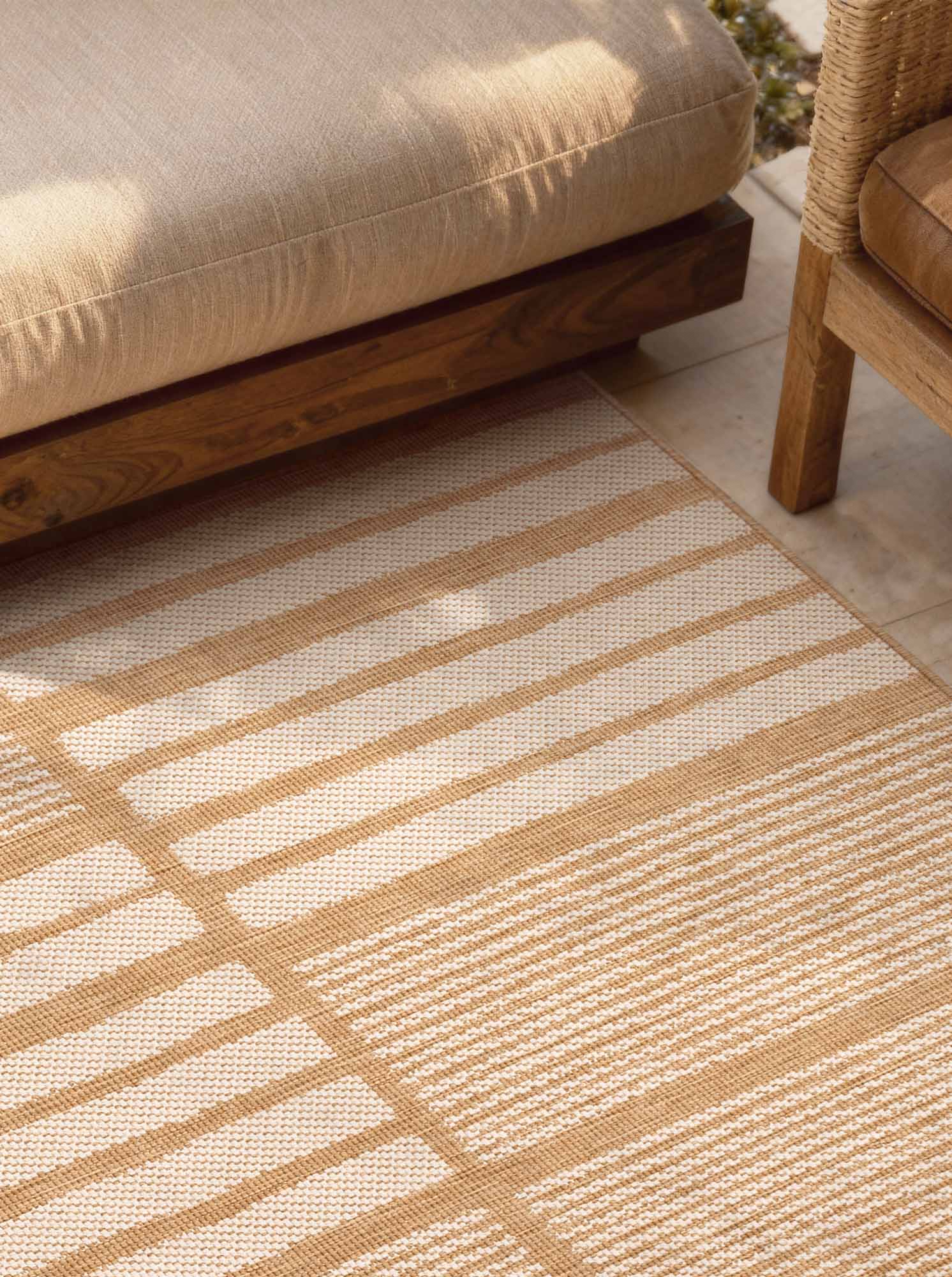 TED BAKER HARINGEY PLATTVÄVD MATTA, ALLINGTON JUTE-VIT