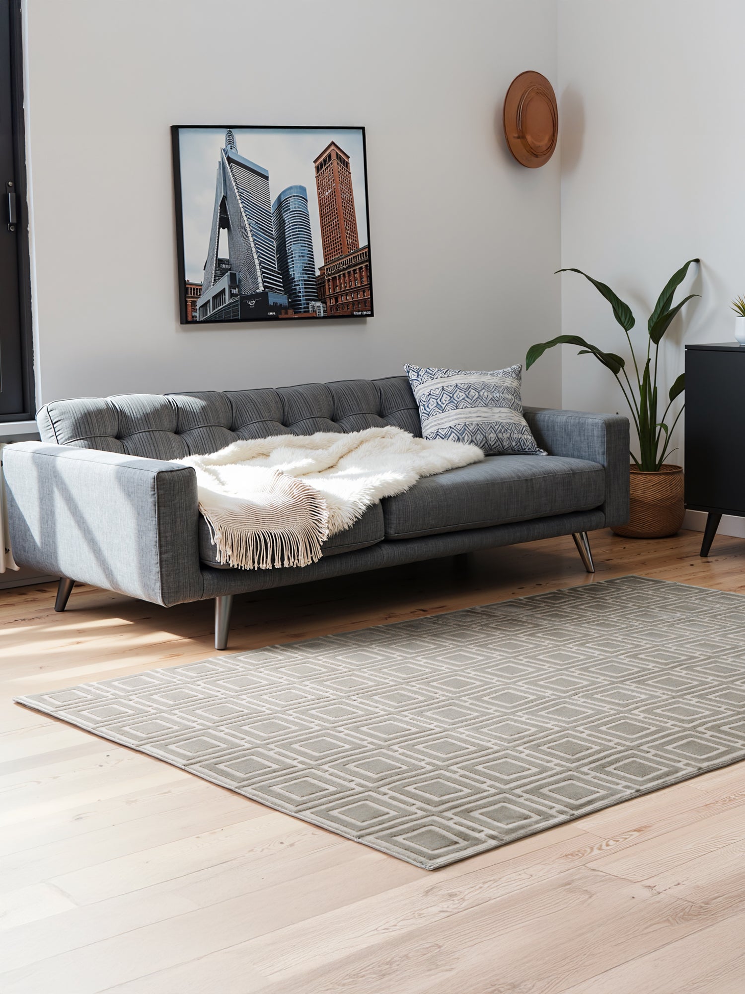 PEARLES MODERN MATTA, KRÄMGRÅ 106190