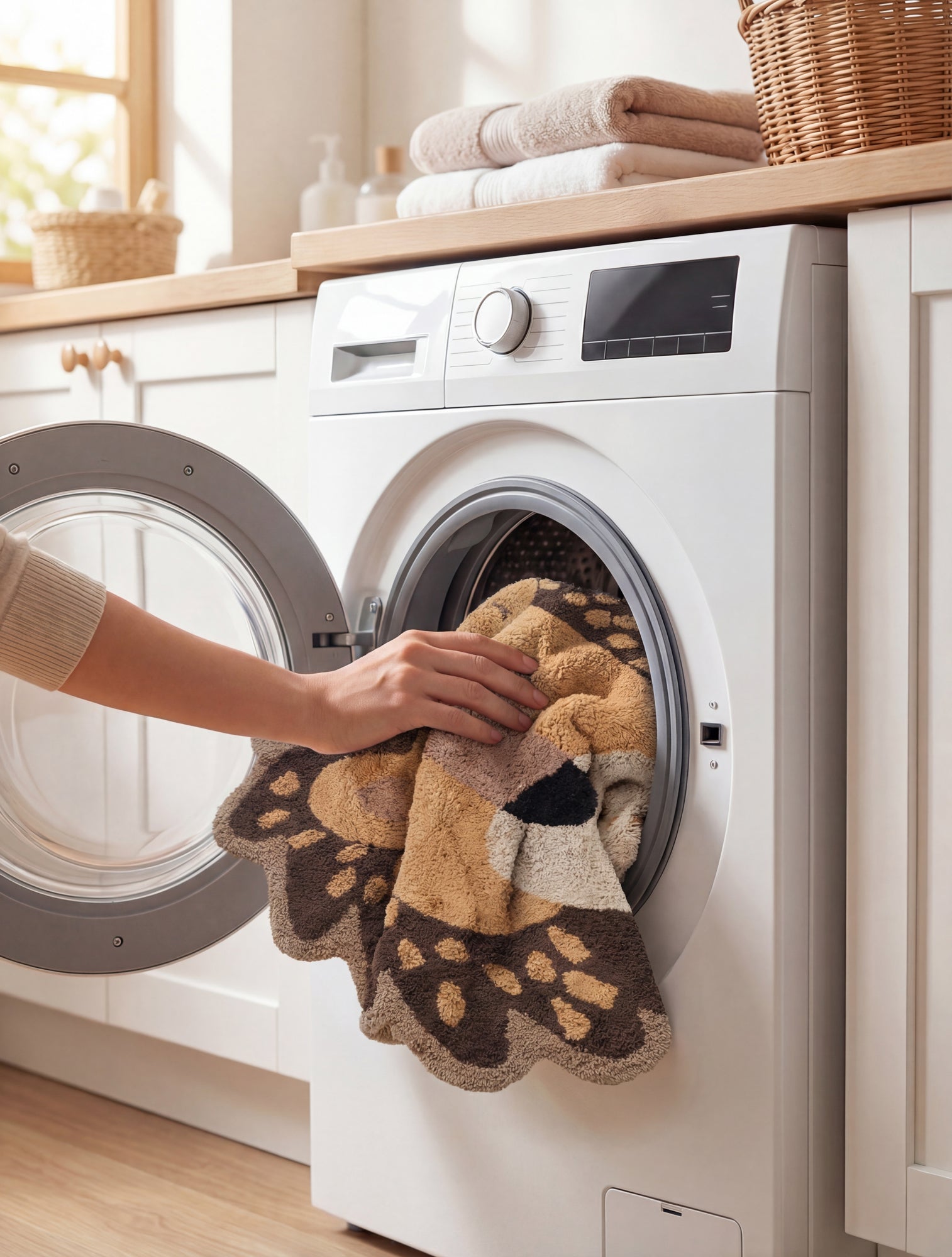 SNUGGLE BØRNETÆPPE, ROARY BRUN MULTI