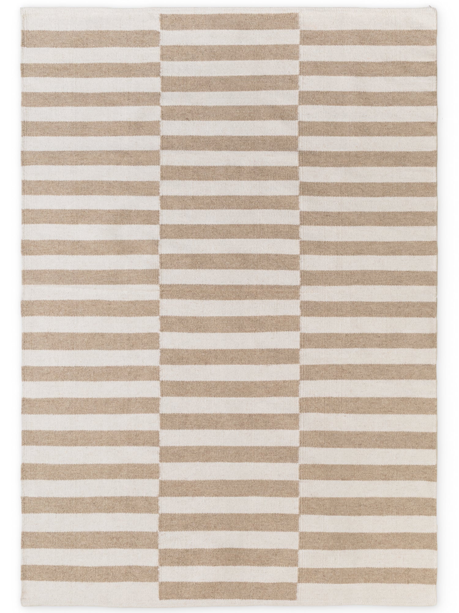 VIKA ULDTÆPPE, BEIGE-NATURHVID