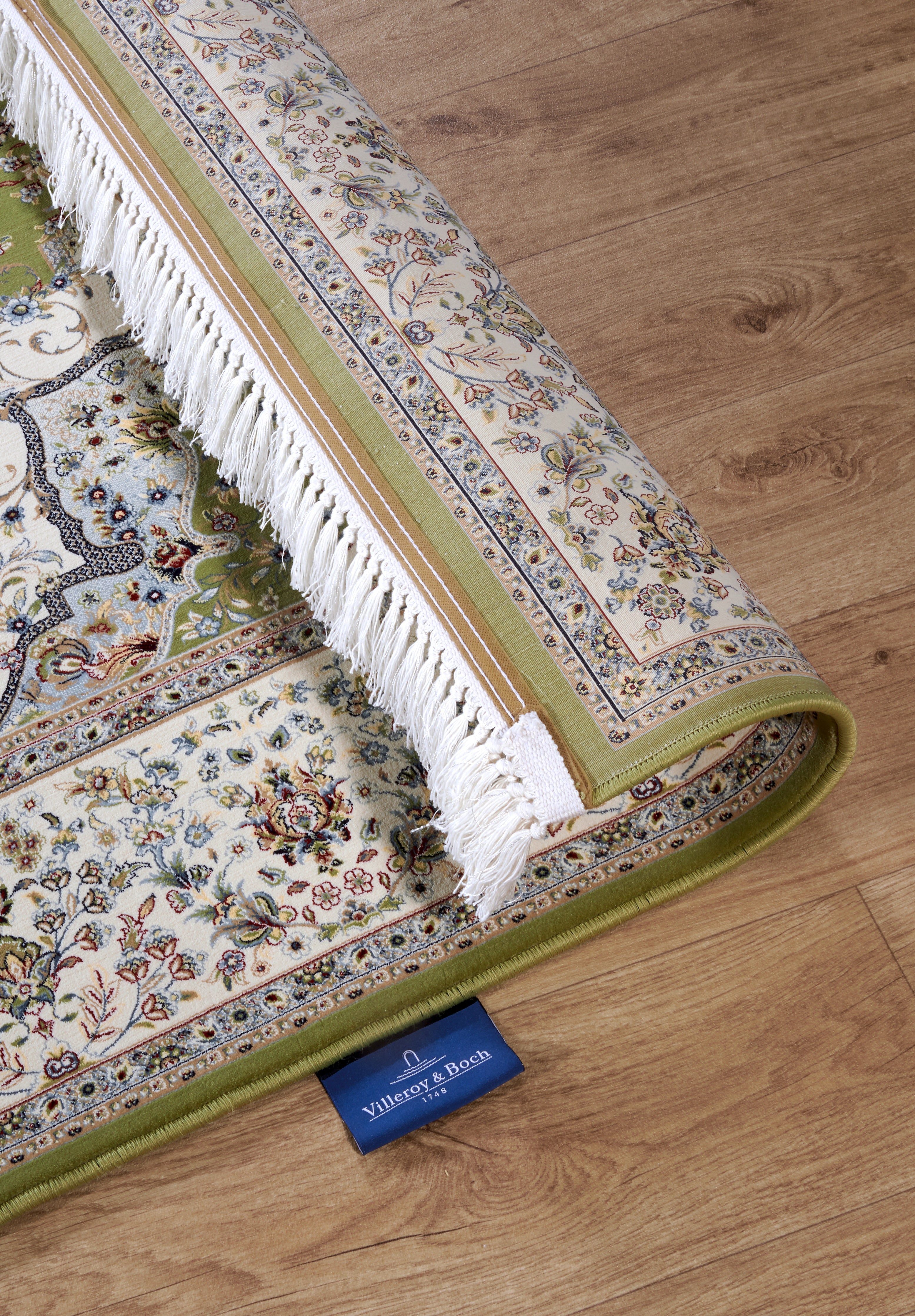 VILLEROY &amp; BOCH 106128 ORIENTALISK MATTA ETIENNE, GRÖN-KRÄMFÄRGAD