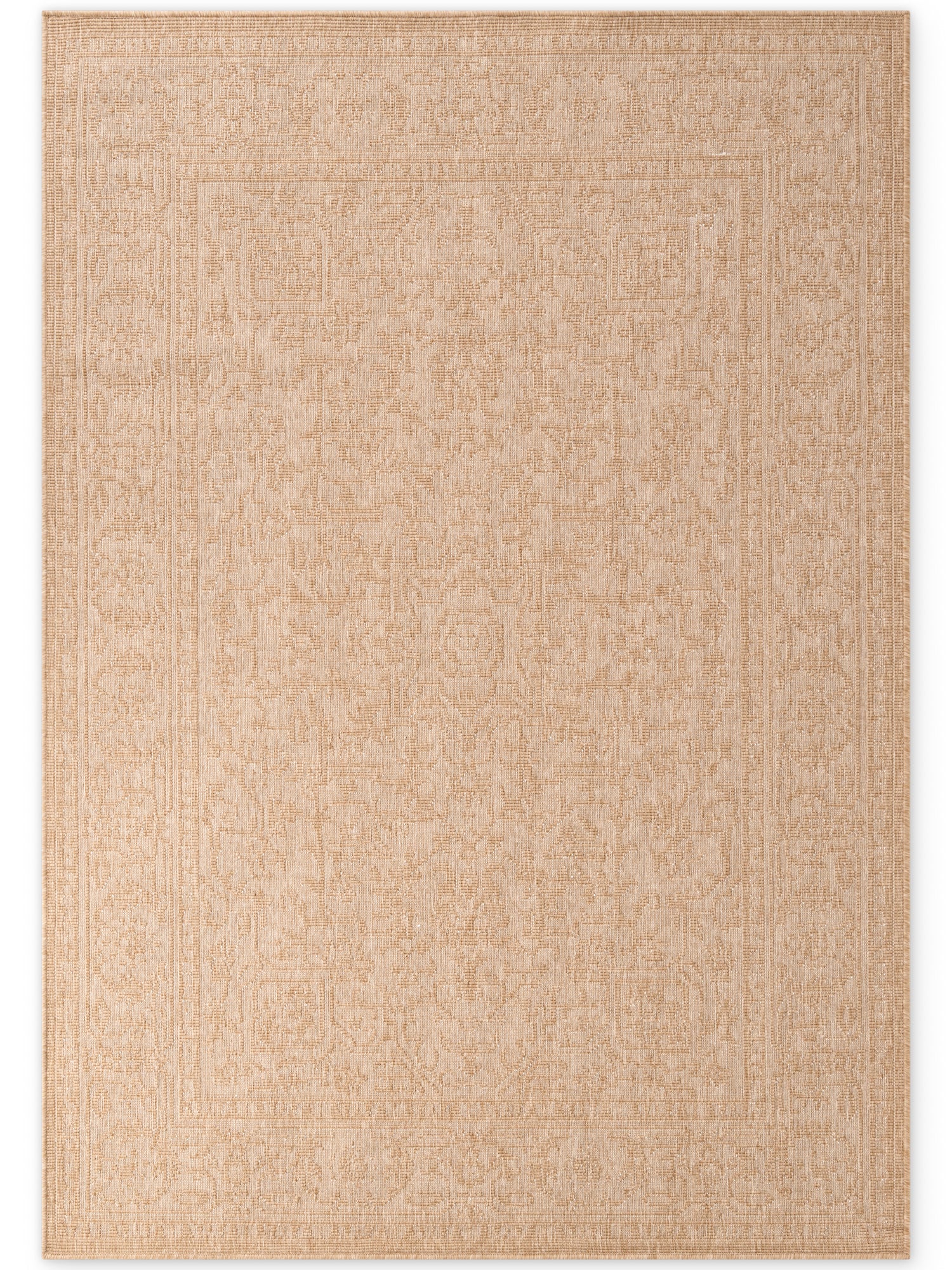 HANSE HOME DUORO - VÄNDBAR UTOMHUSMATTA, JUTE-VIT 106250