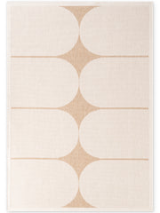 HANSE HOME DUORO - VÄNDBAR UTOMHUSMATTA, JUTE-VIT 106245