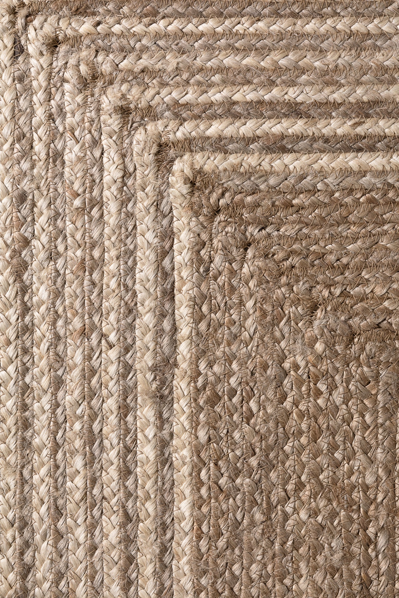 JUNO JUTE-MATTA LINE, NATUR VIT BRUN