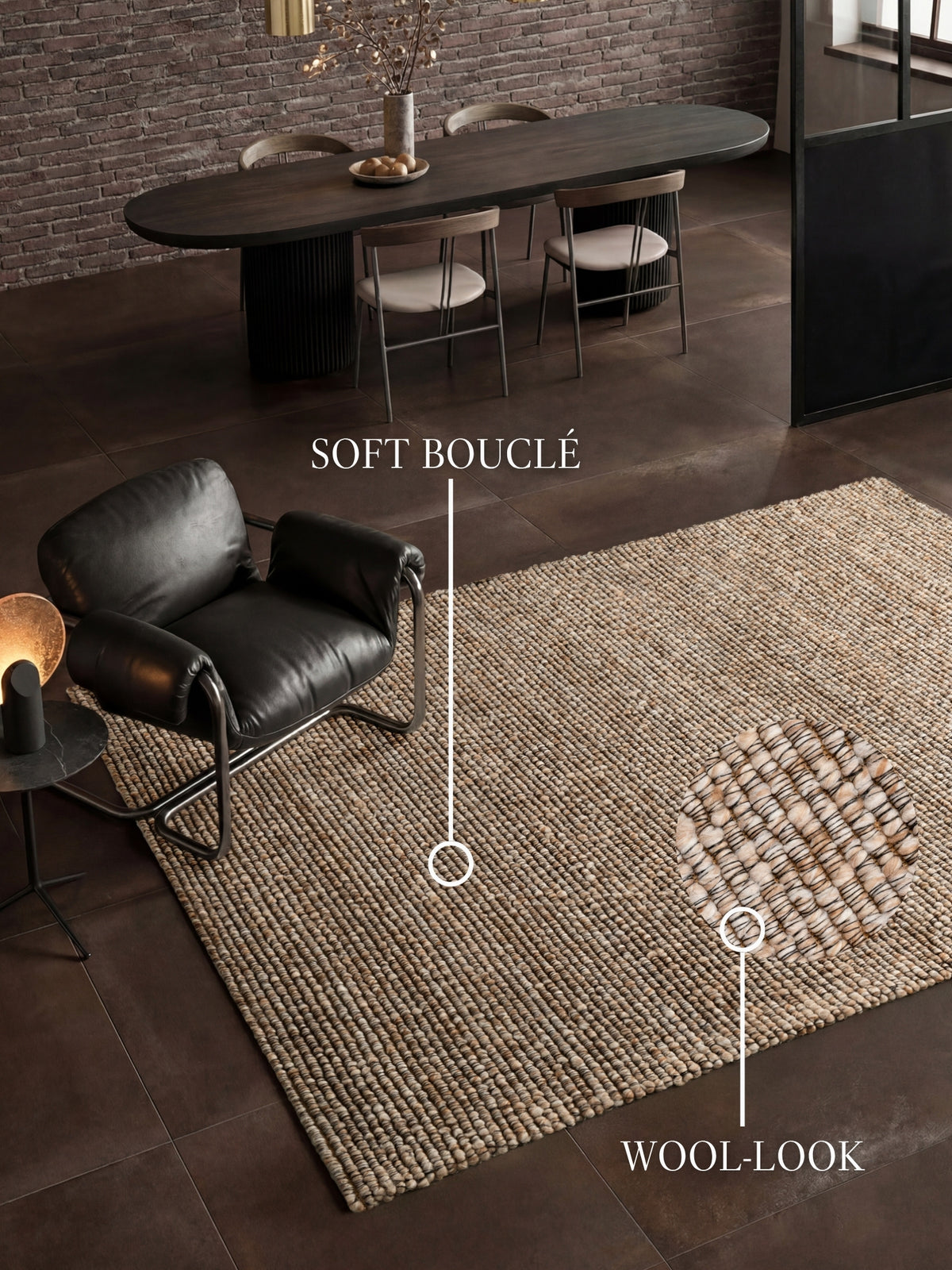 VILLEROY & BOCH 1852 BOUCLÉ-TÆPPE WILMA BEIGE MULTIFARVET