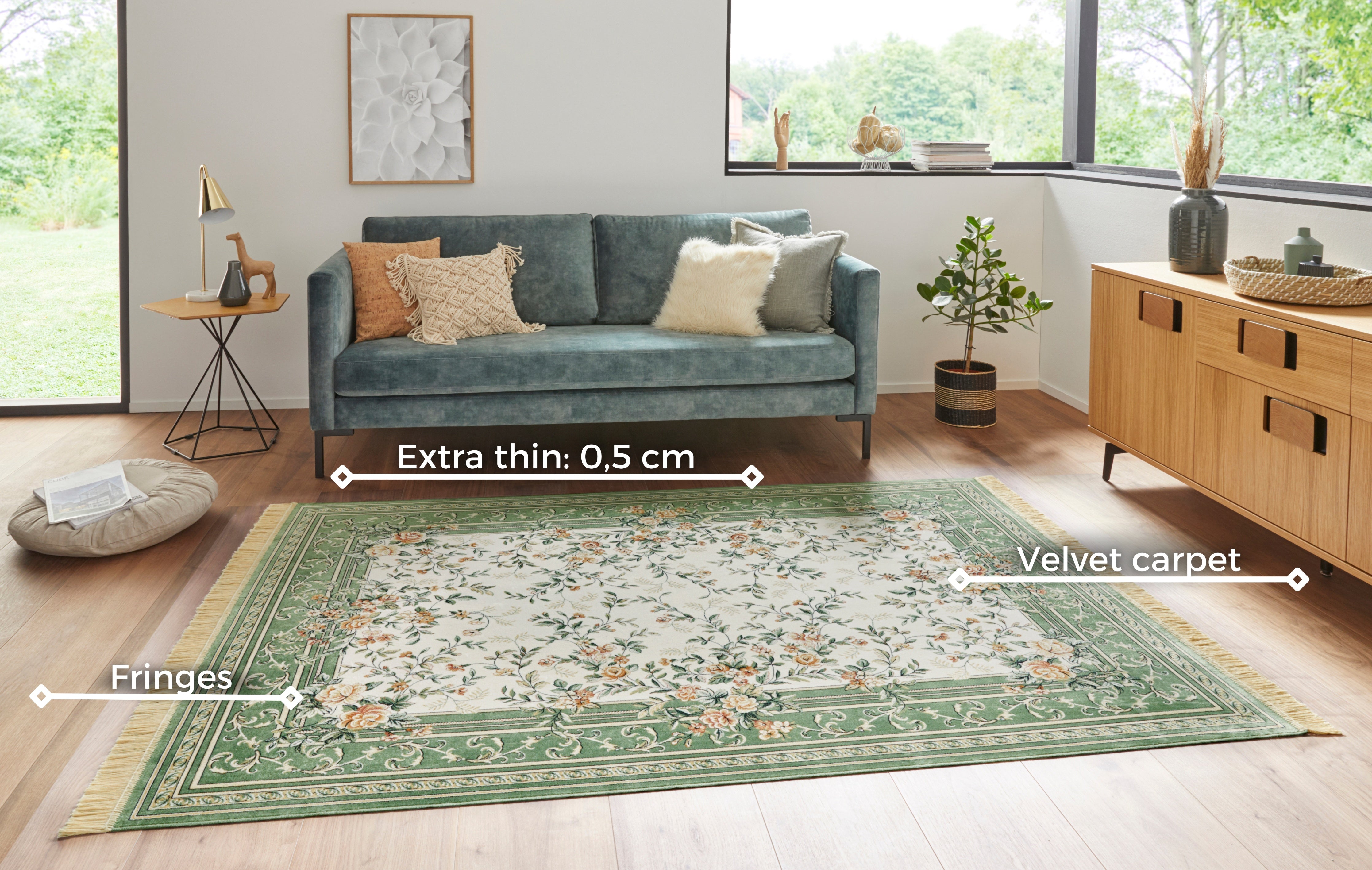 HANSE HOME NAVEH MATTA, KRÄMGRÖN 104369