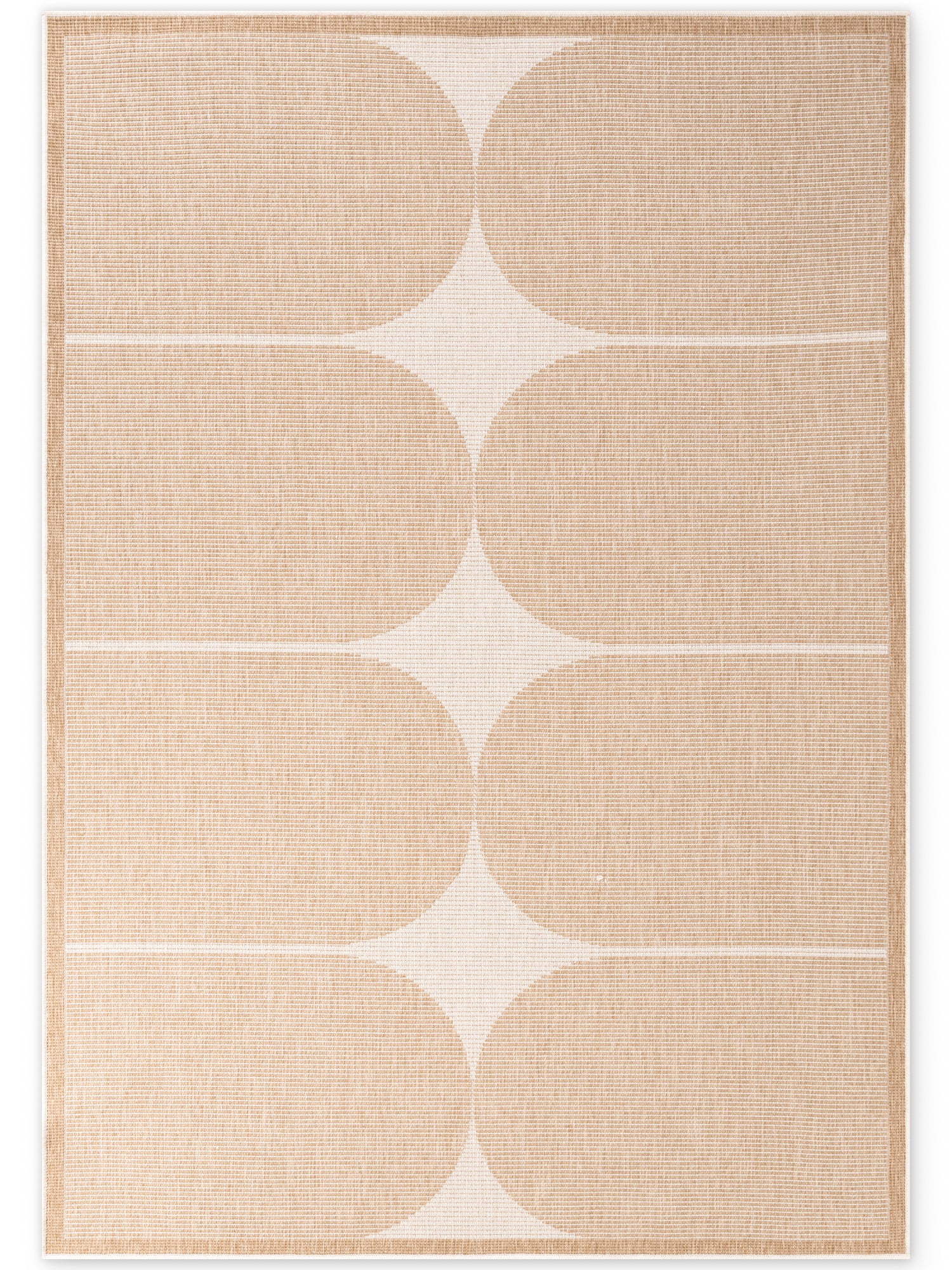 HANSE HOME DUORO - VÄNDBAR UTOMHUSMATTA, JUTE-VIT 106245