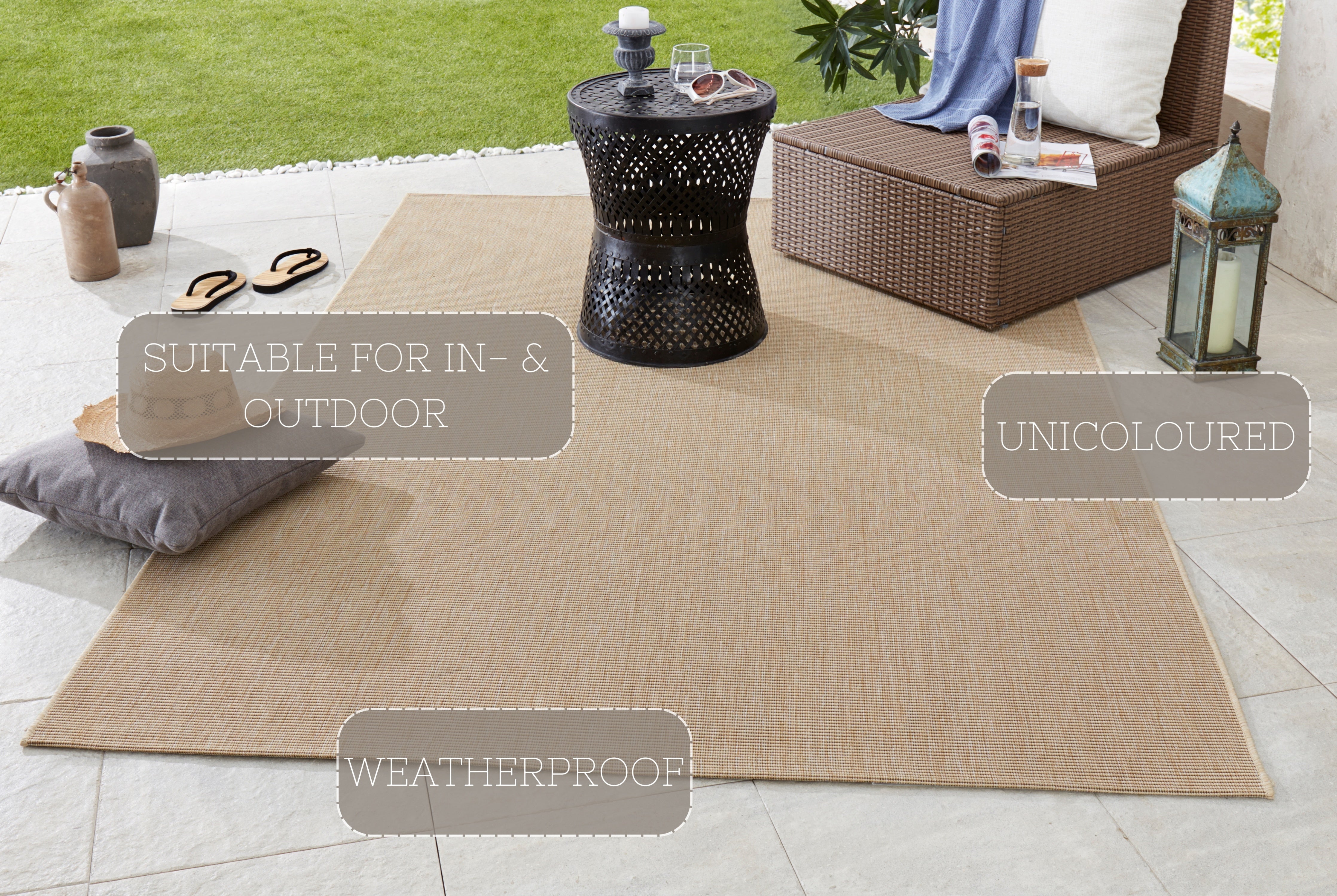 HANSE HOME ÄNGSMATTA, BEIGE 102727