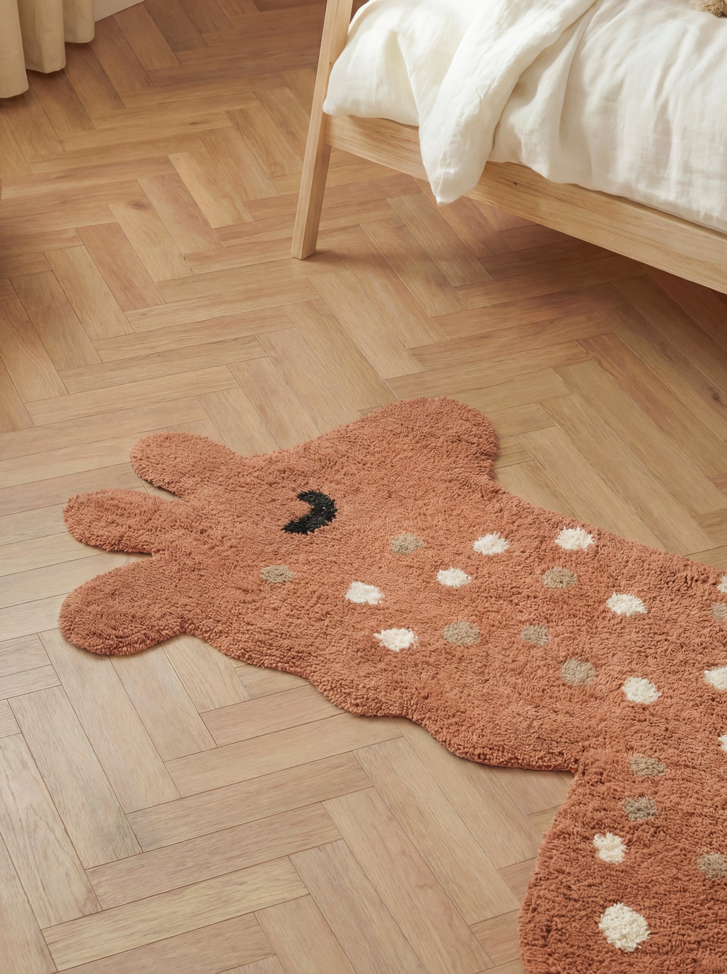 SNUGGLE BØRNETÆPPE, GINO BRUN