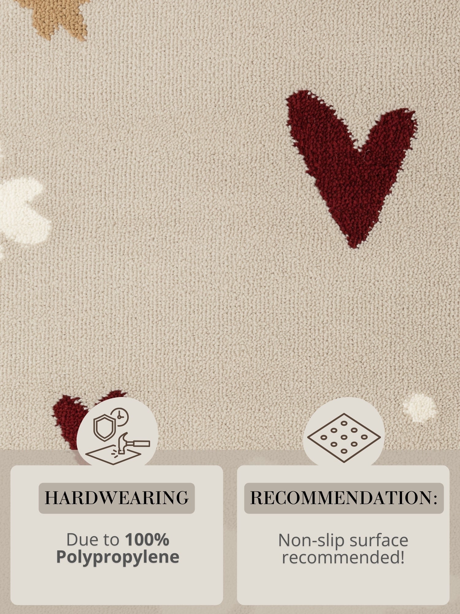 SAGOBARNSMATTA AMORI, BEIGE MULTI