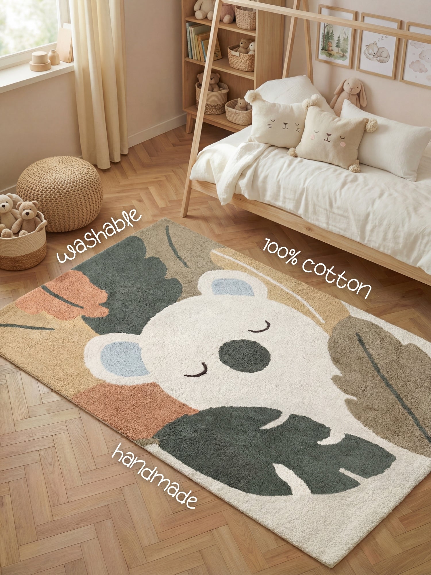 SNUGGLE BØRNETÆPPE, RIO CREME MULTI