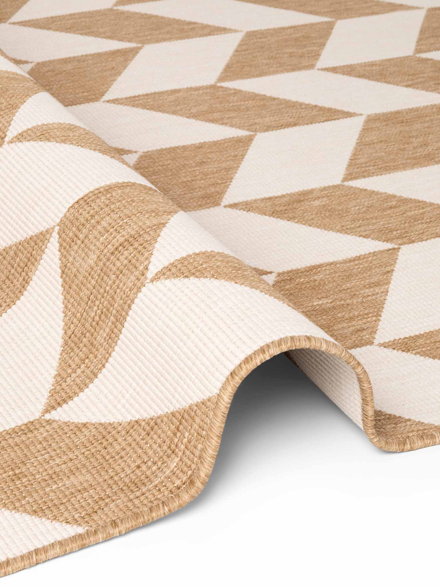 TED BAKER HARINGEY PLATTVÄVD MATTA, TERRICK JUTE VIT