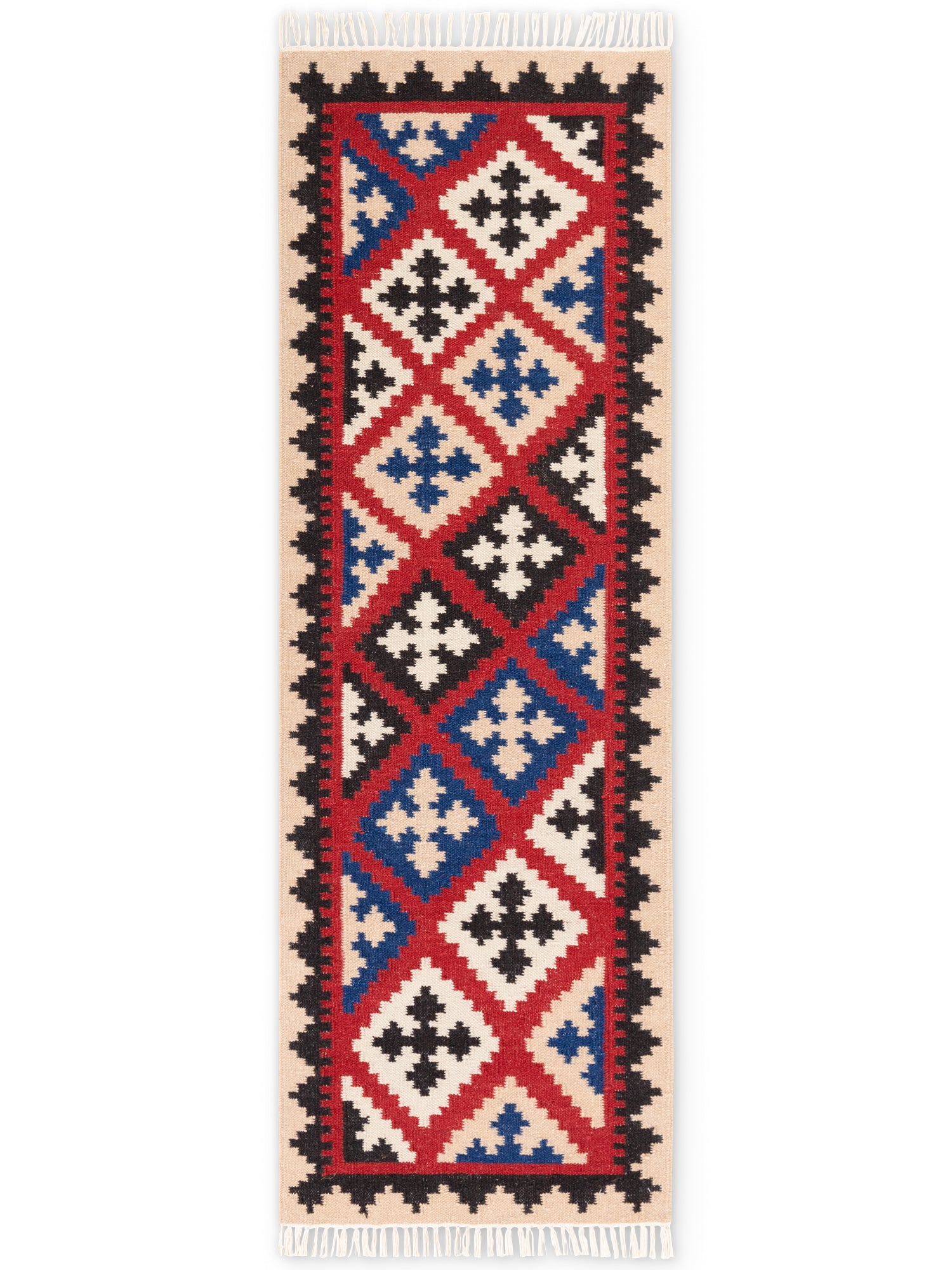 HANSE HOME KAMAL - AFGHAN KELIM MATTA, 106241 CREAM-MULTI